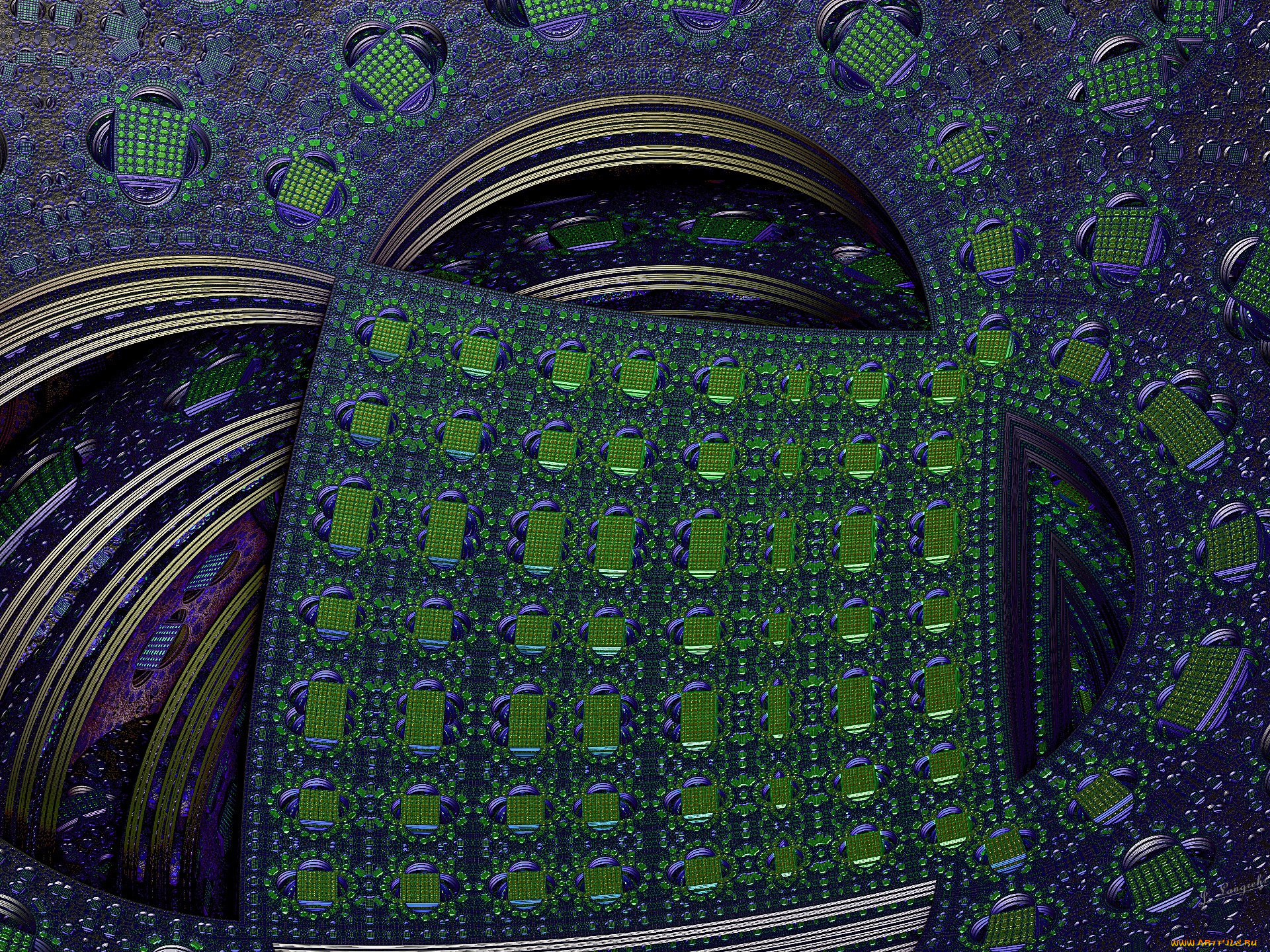 3д, графика, fractal, фракталы, узор