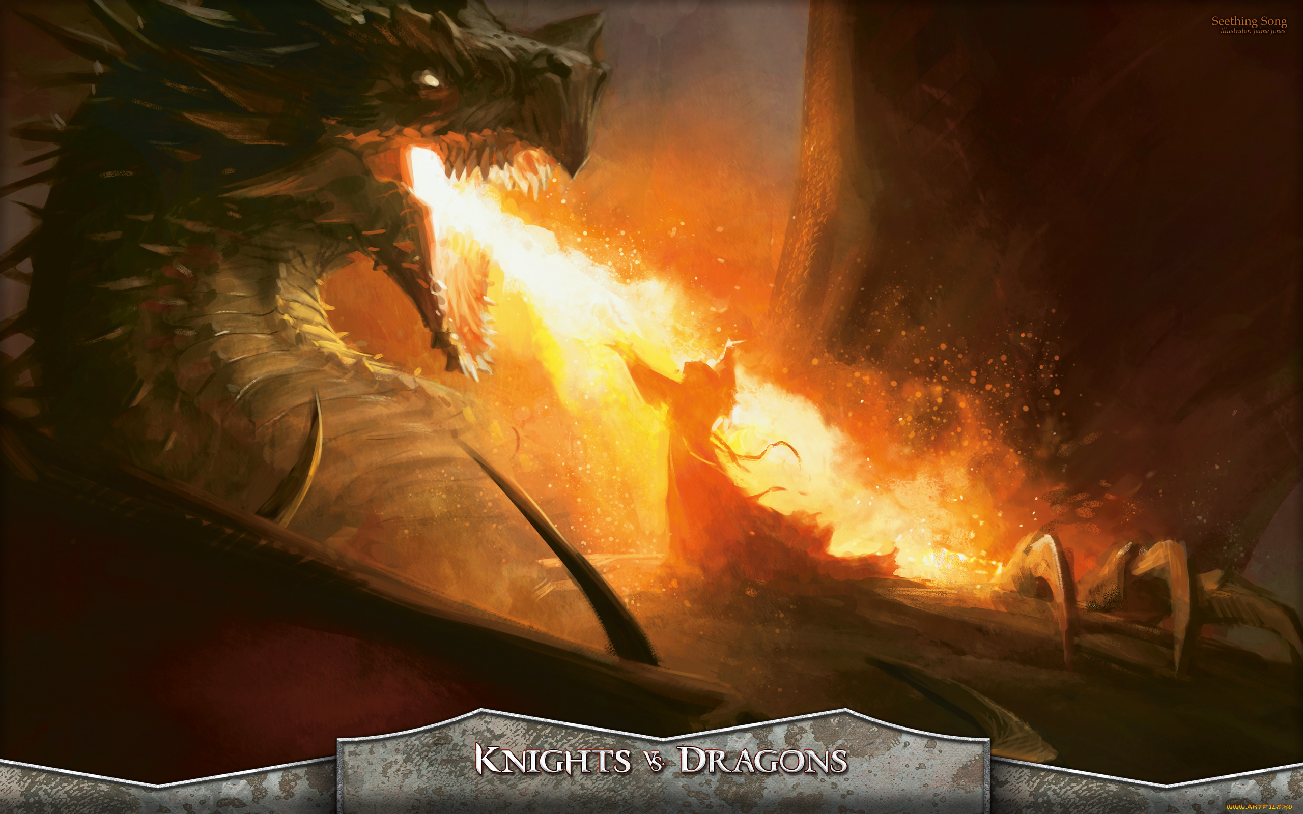 фэнтези, magic, the, gathering, пламя