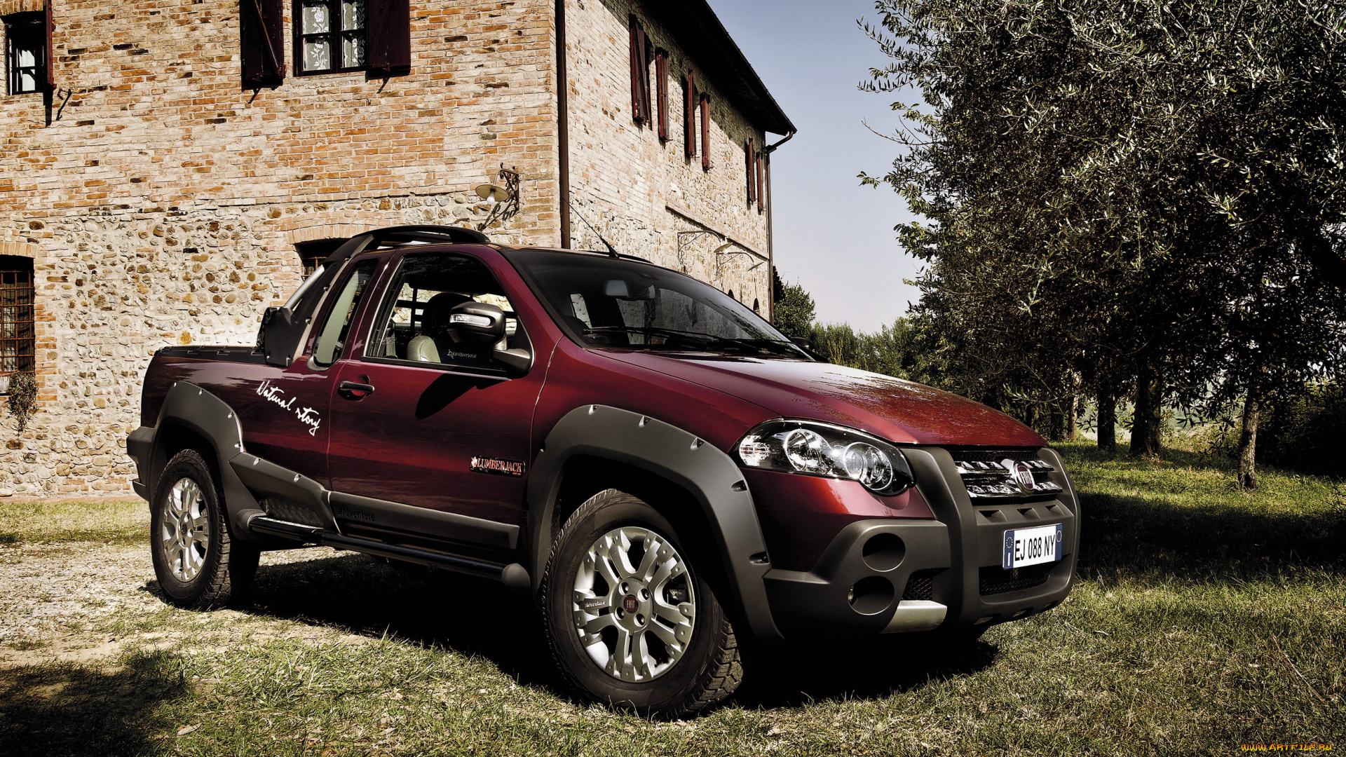 2012, fiat, strada, автомобили