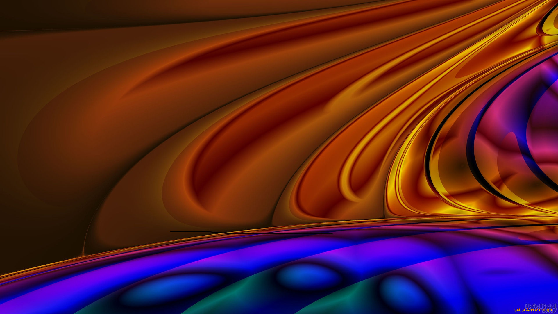 3д, графика, fractal, фракталы, узор, цвета, фон