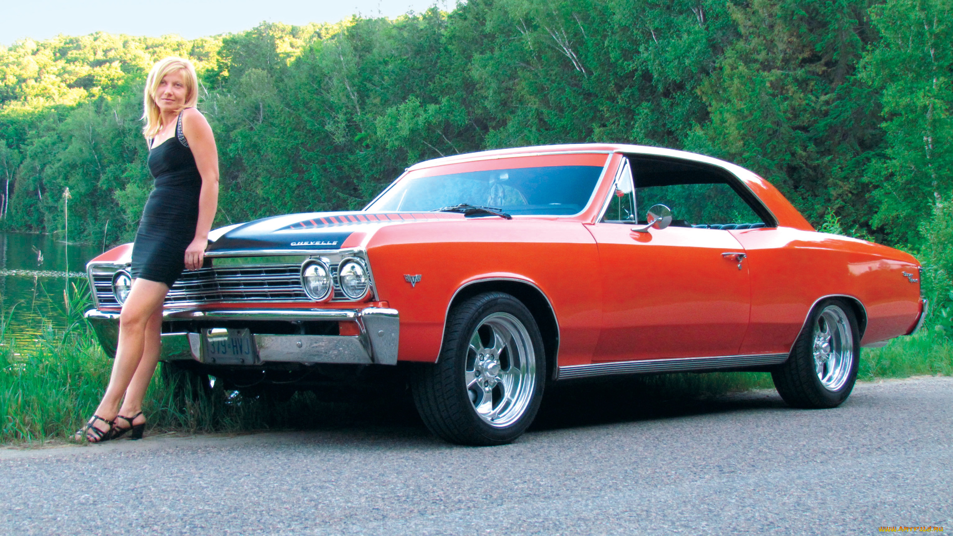 автомобили, авто, девушками, hotties