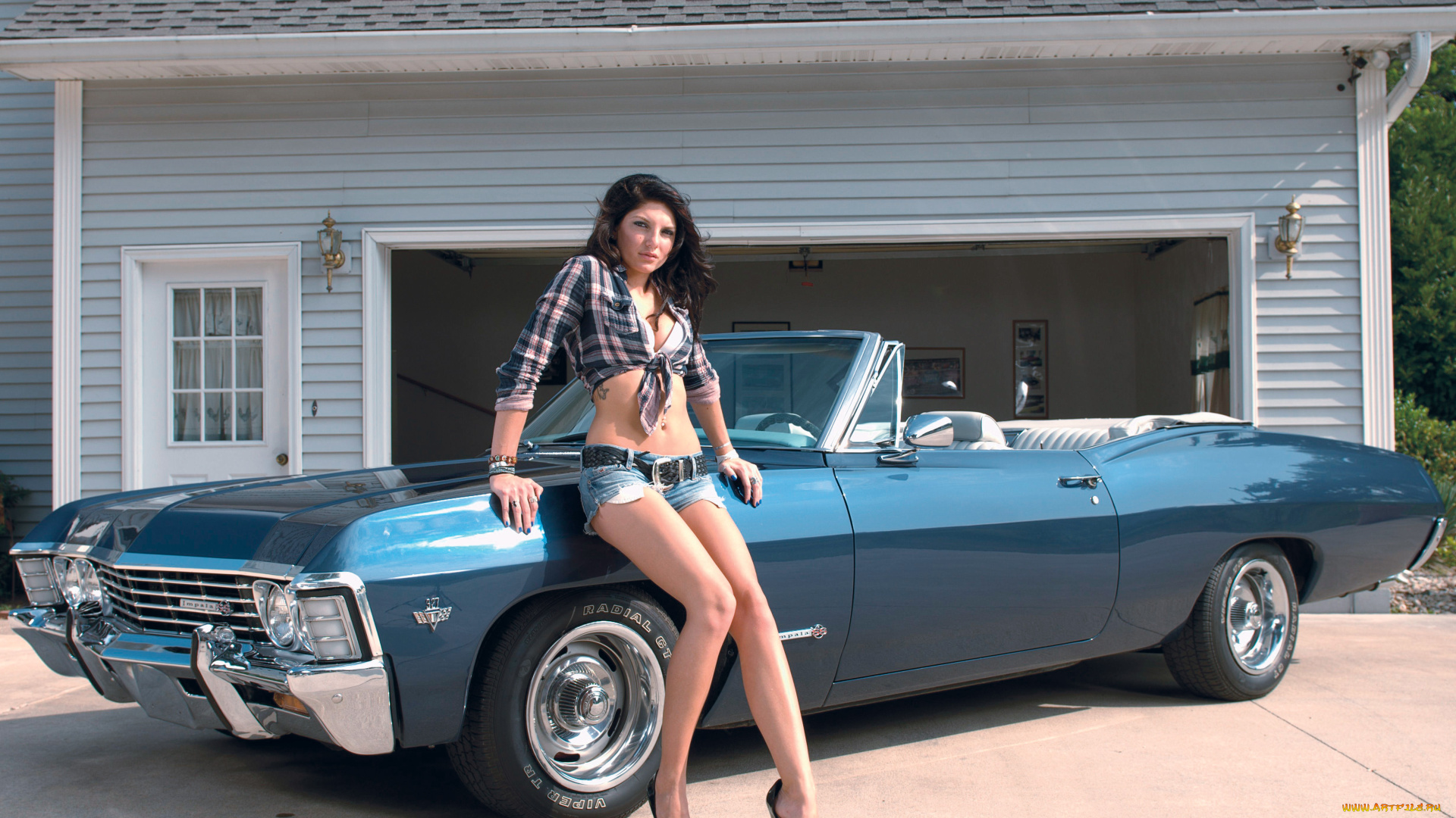 автомобили, авто, девушками, hotties