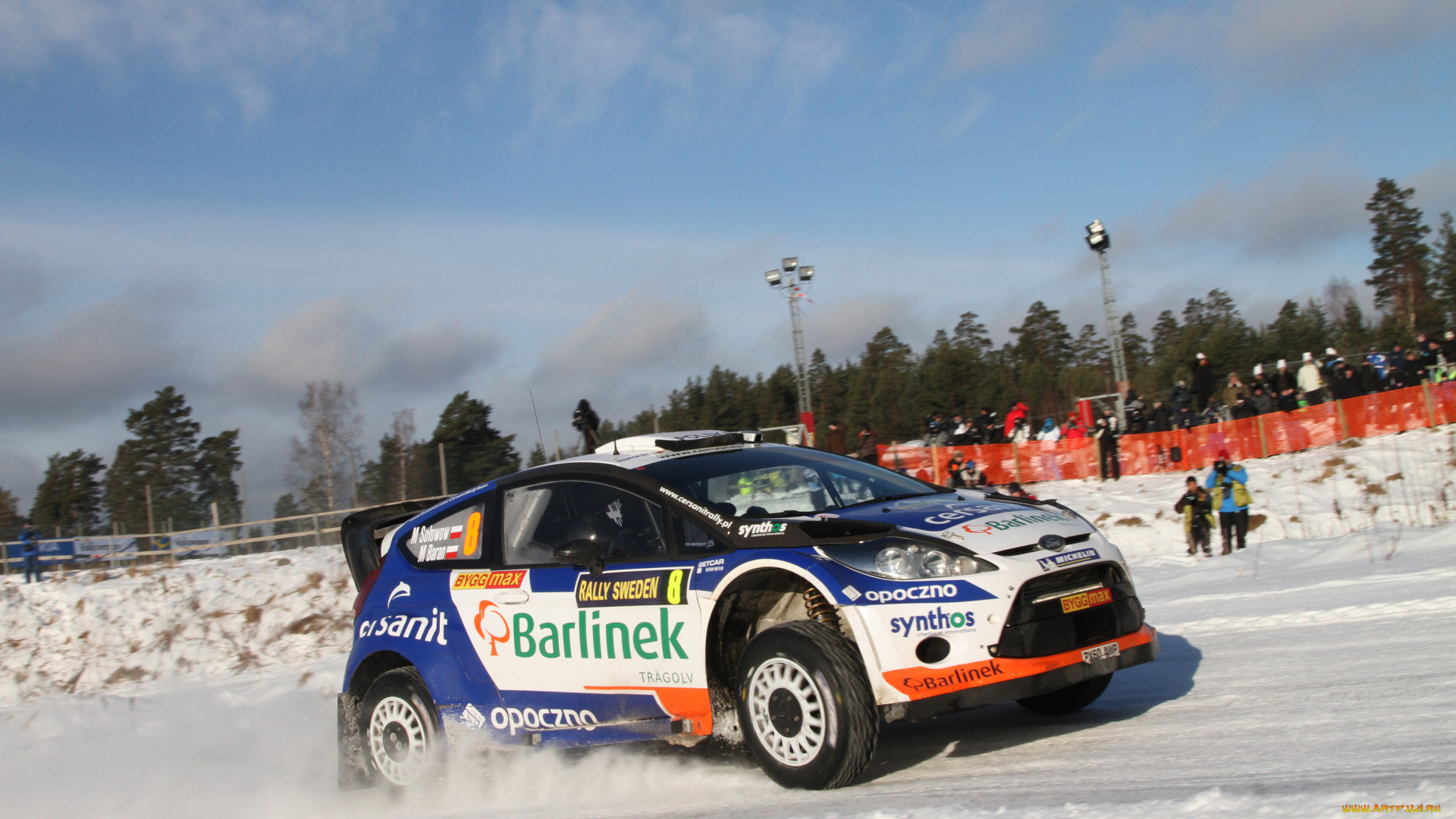 спорт, авторалли, снег, гонка