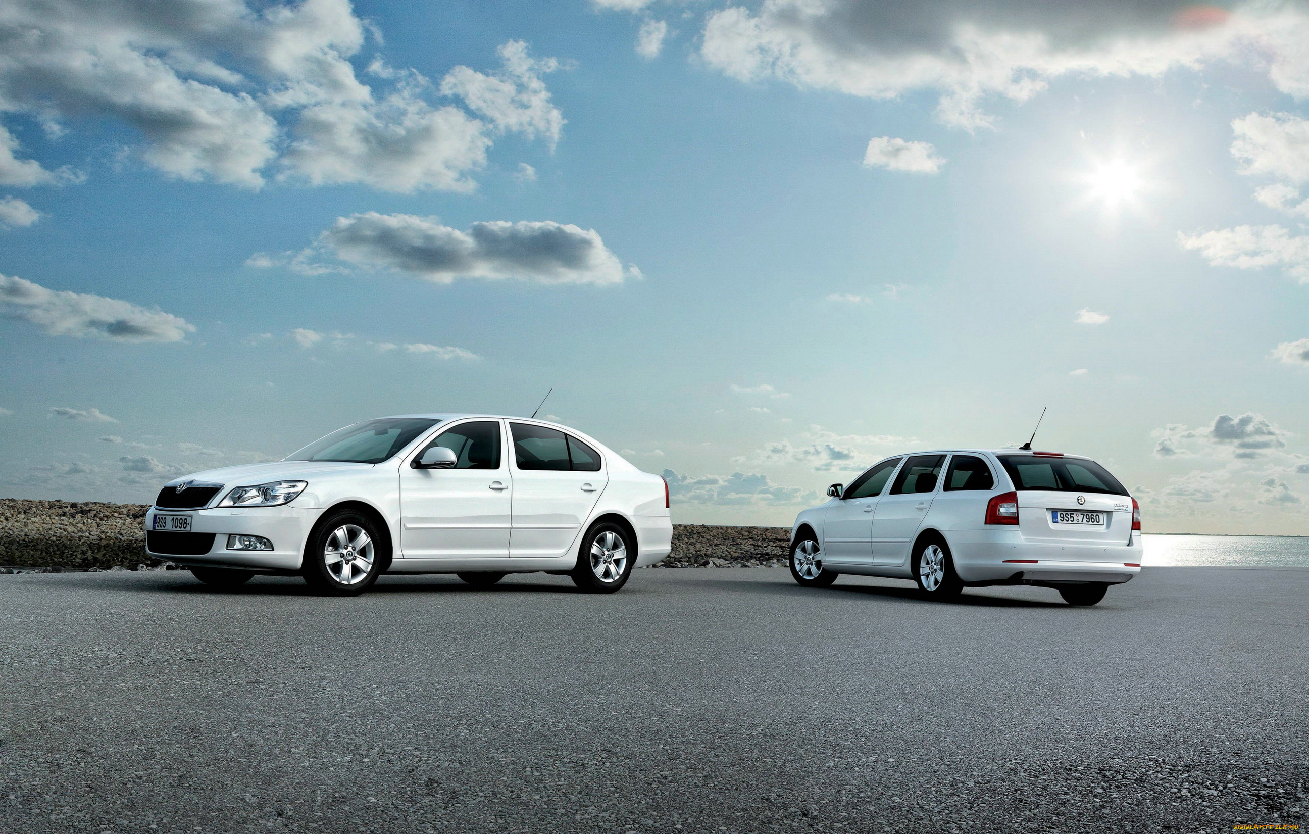 2009, skoda, octavia, greenline, автомобили