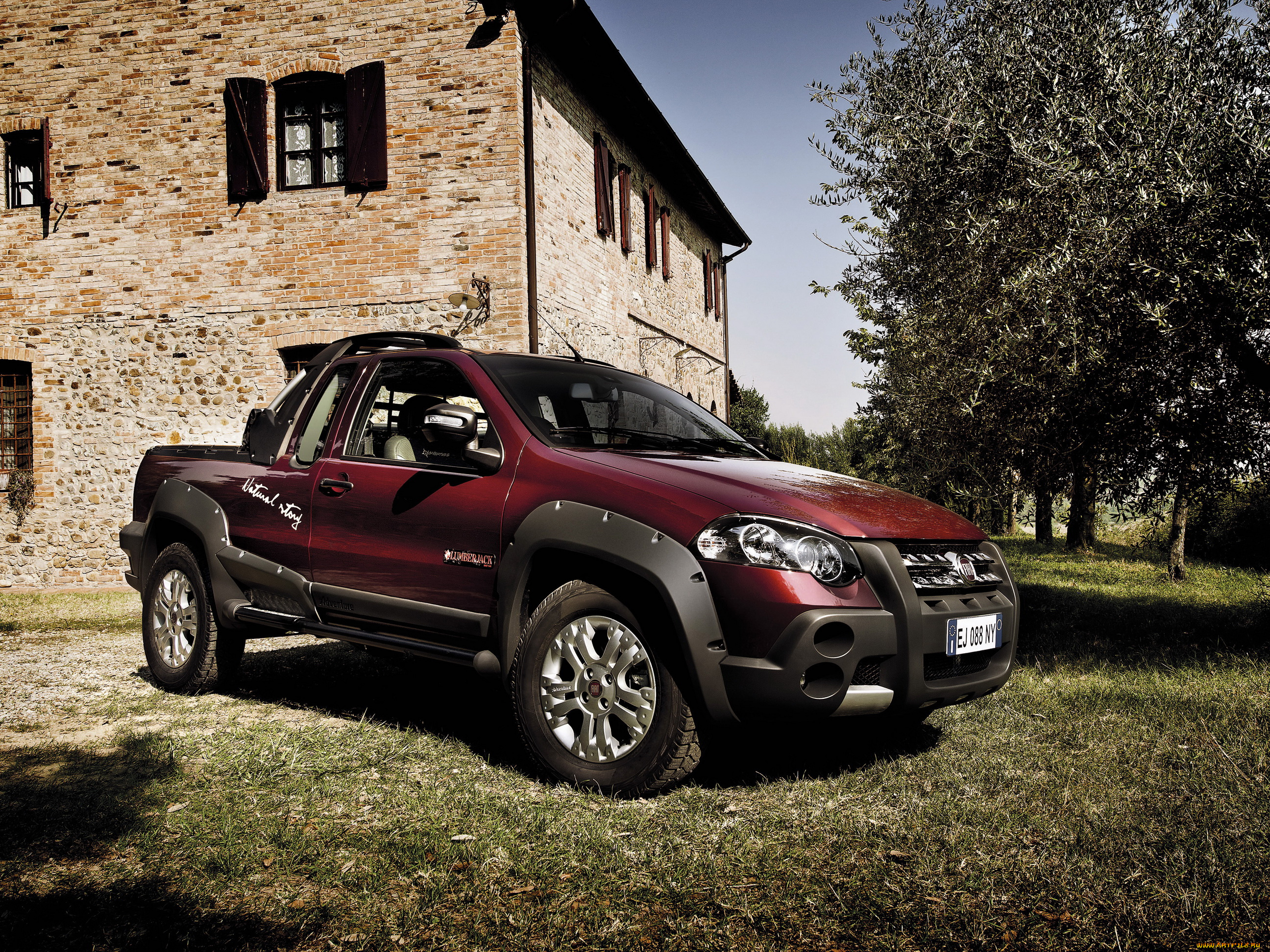 2012, fiat, strada, автомобили