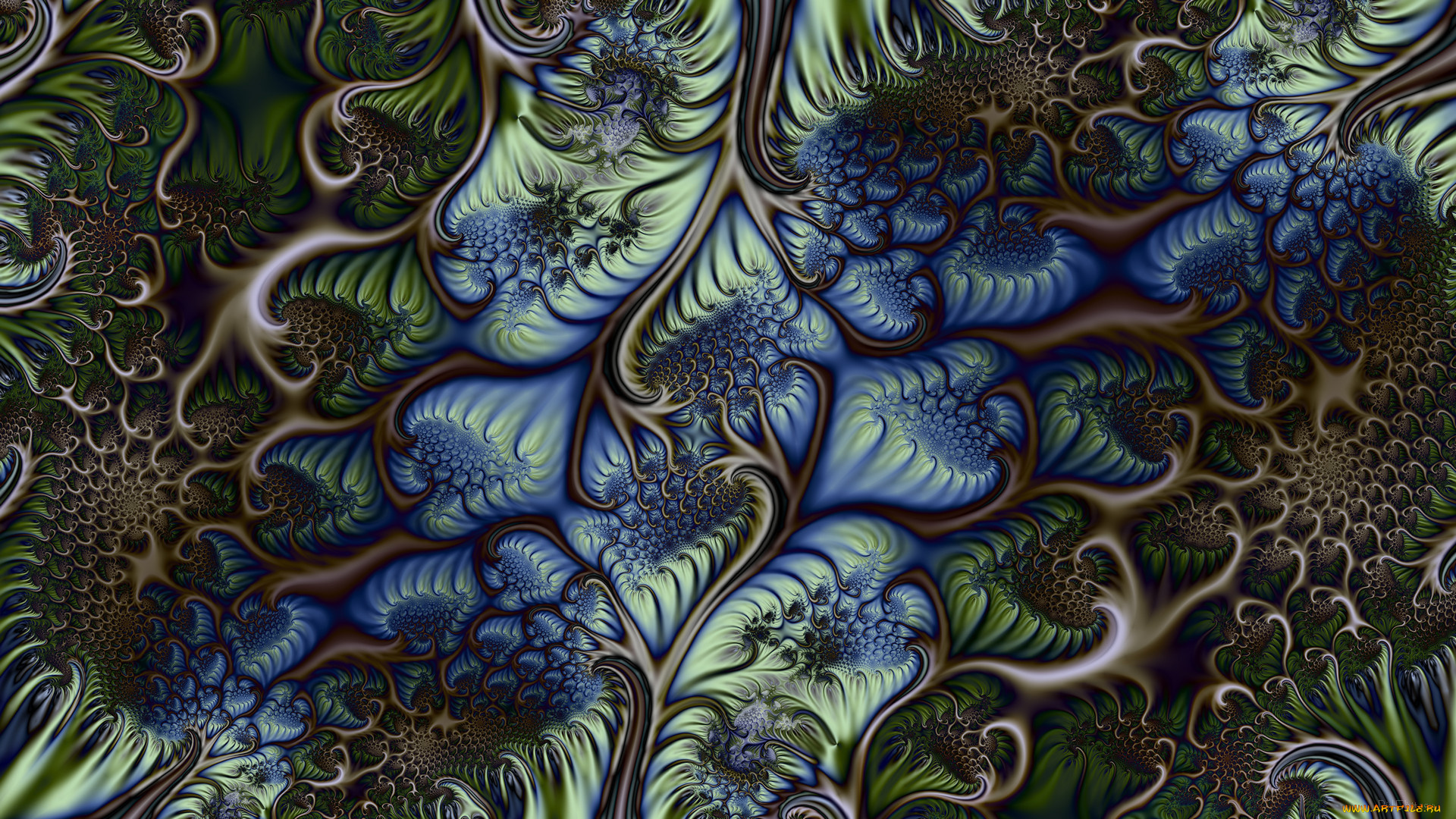 3д, графика, fractal, , фракталы, фон, цвета, узор