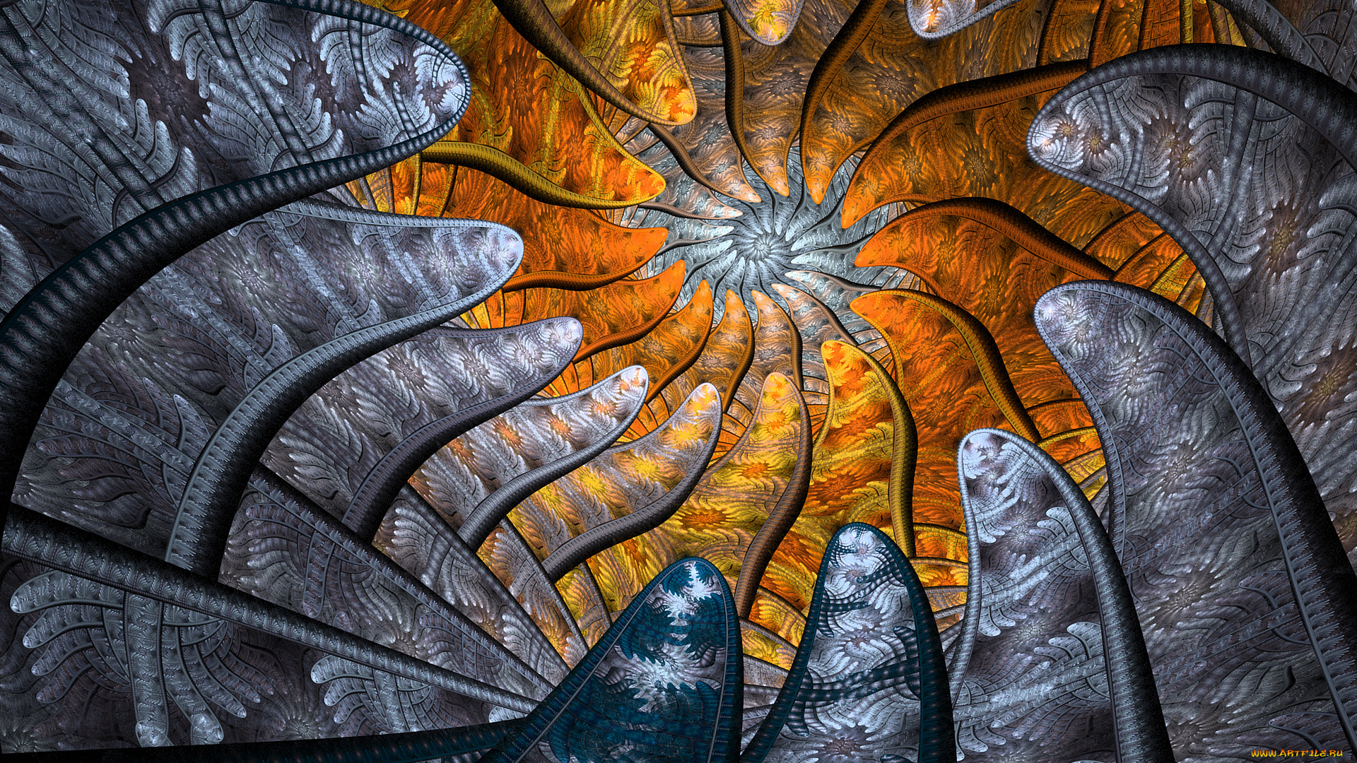 3д, графика, fractal, , фракталы, фон, цвета, узор