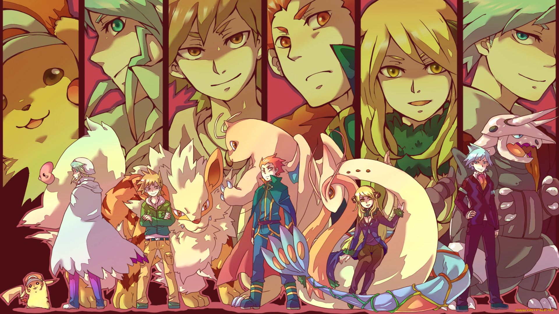 аниме, pokemon, pikachu