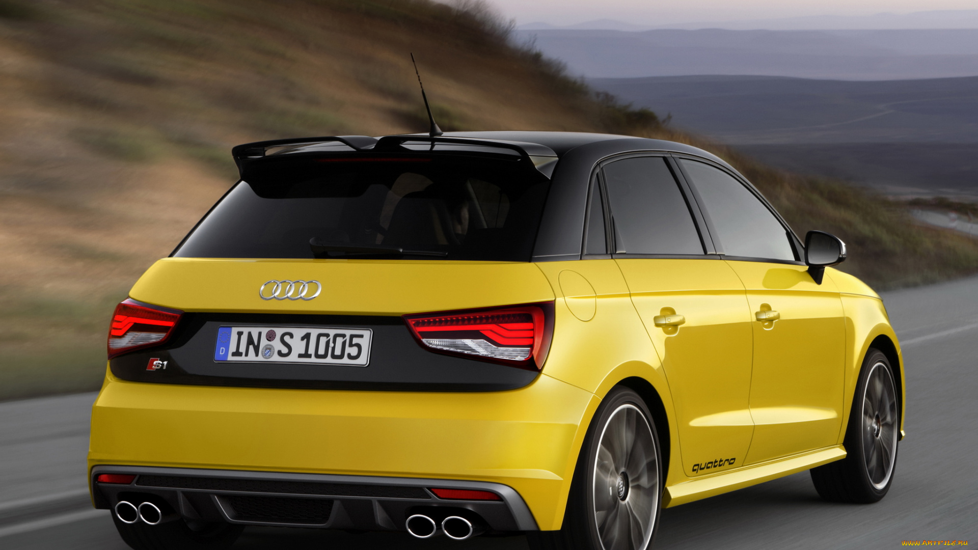 автомобили, audi, желтый, 2014г, sportback, s1