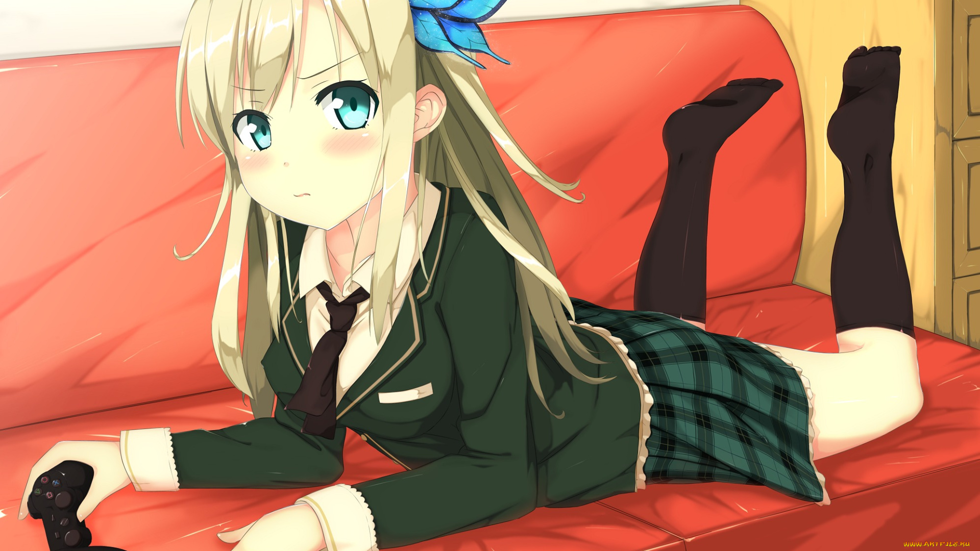 boku, wa, tomodachi, ga, sukunai, аниме, kashiwazaki, sena, диван, boku, wa, tomodachi, ga, sukunai, девушка, форма