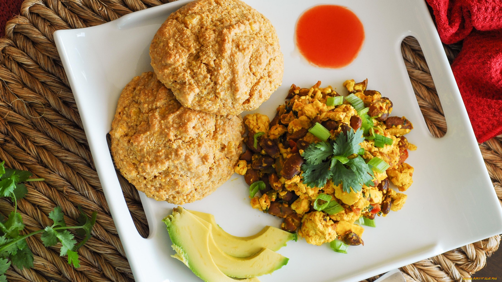 еда, салаты, , закуски, хлебцы, авокадо, салат