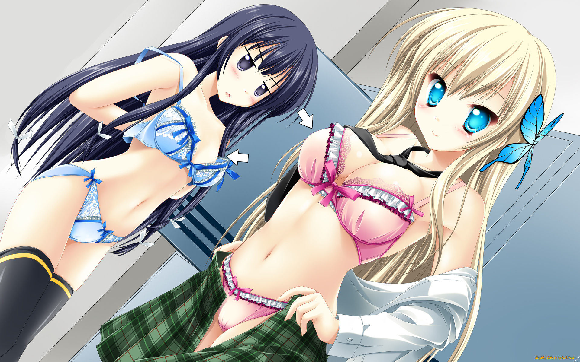 boku, wa, tomodachi, ga, sukunai, аниме, лифчик, грудь, boku, wa, tomodachi, ga, sukunai, mikazuki, yozora, kashiwazaki, sena, anime, юбка, трусики