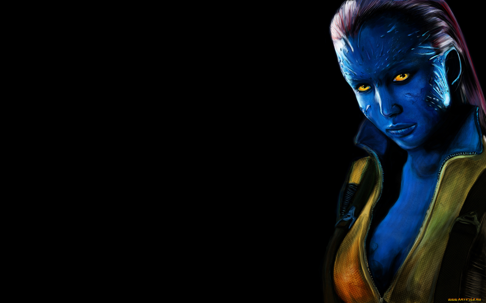 люди, икс, первый, класс, рисованные, кино, люди, икс, первый, класс, x, men, first, class, mystique