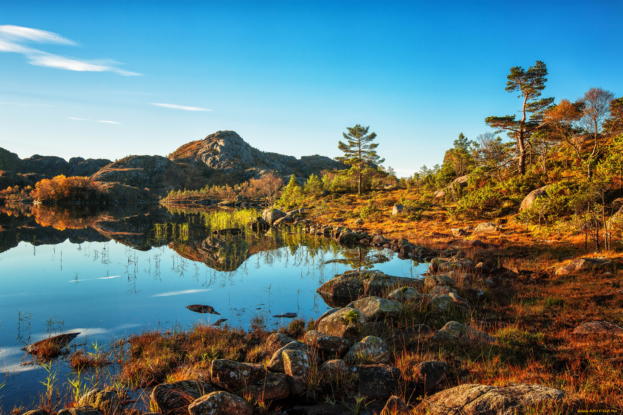 природа, реки, озера, растительность, камни, берег, озеро