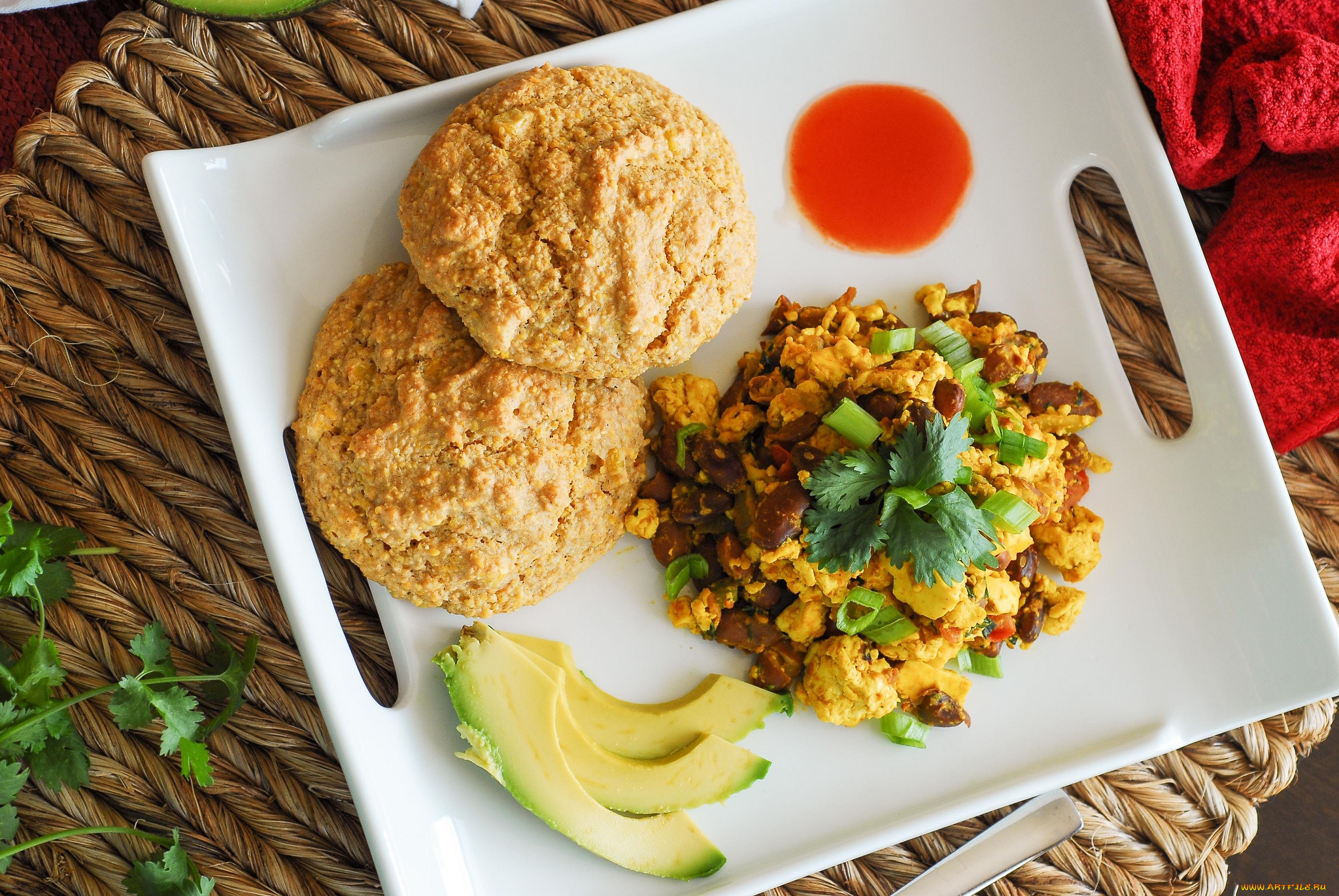 еда, салаты, , закуски, хлебцы, авокадо, салат