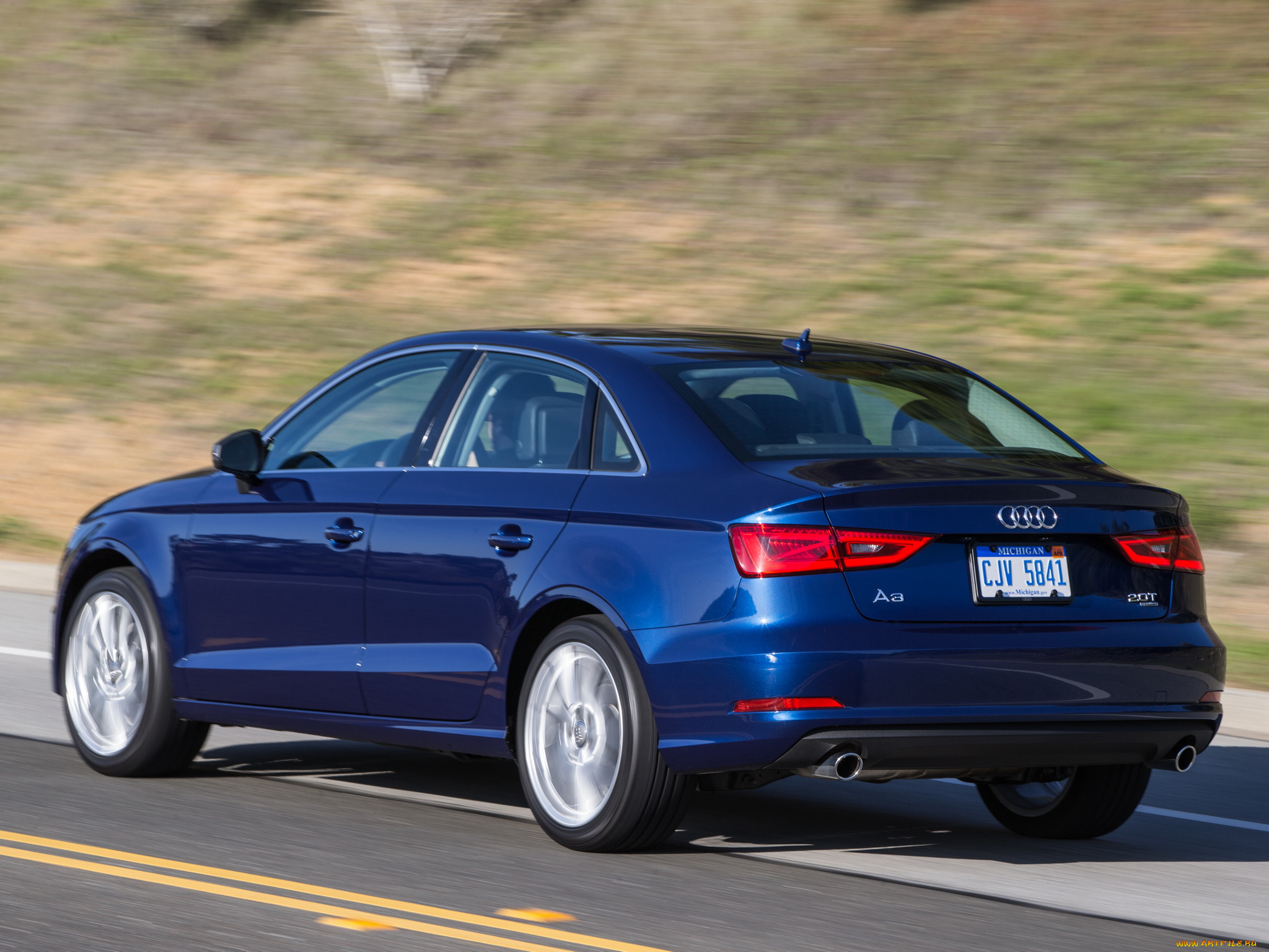 автомобили, audi, quattro, 2-0t, sedan, синий, 8v, 2014, us-spec, a3