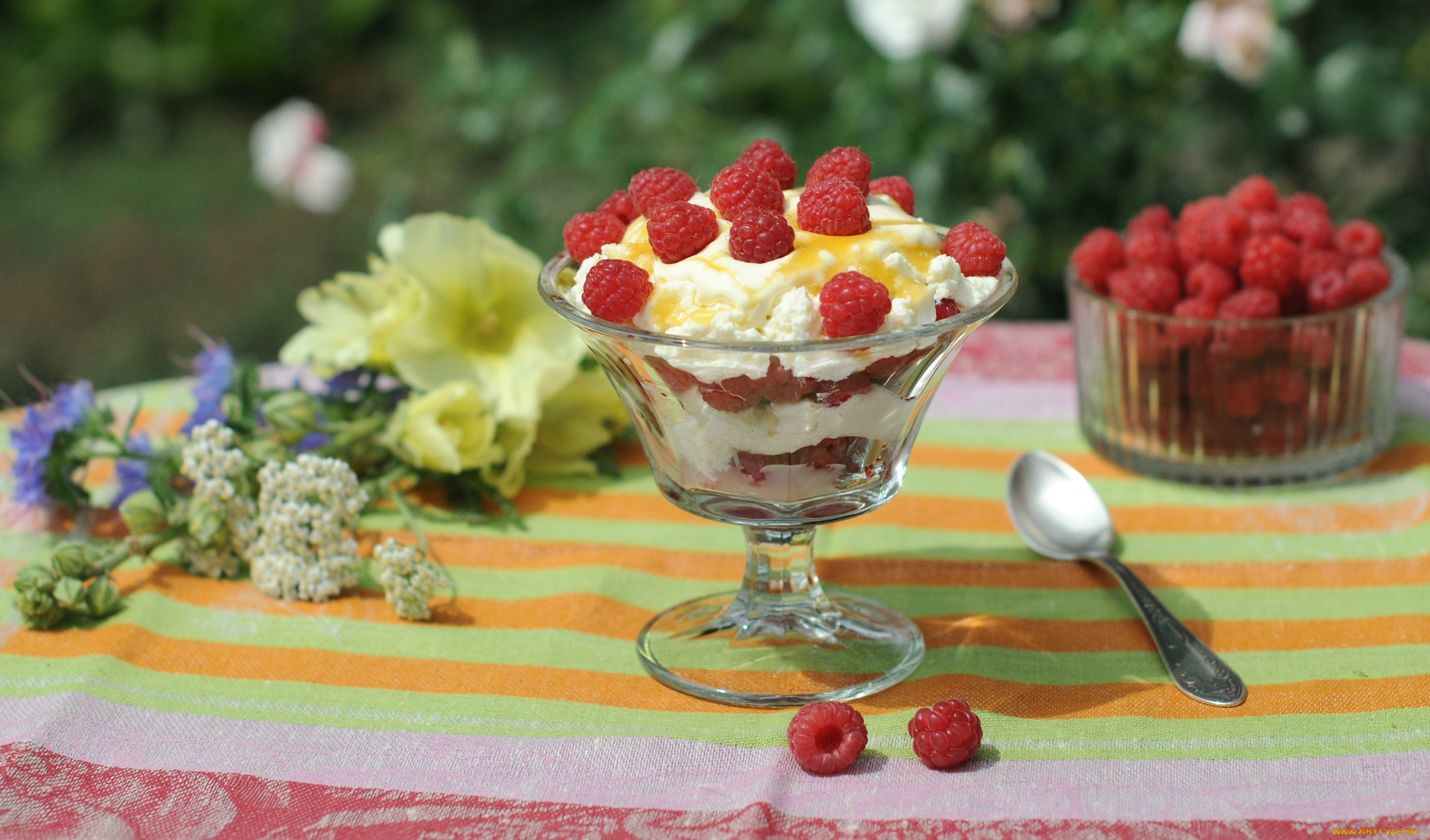 еда, мороженое, , десерты, творожок, малина