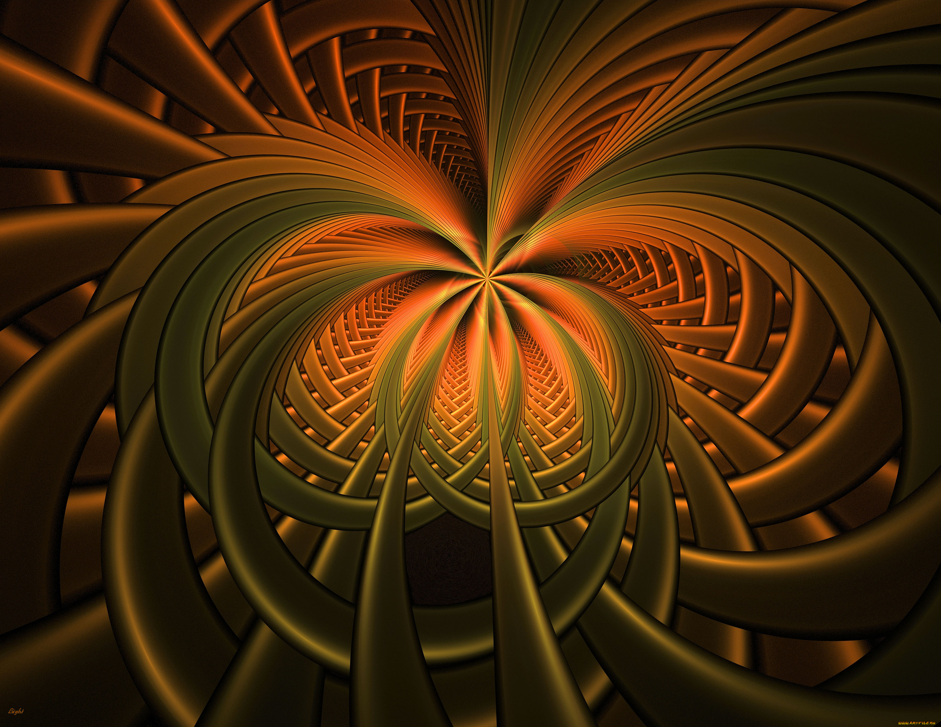 3д, графика, fractal, , фракталы, фон, цвета, узор