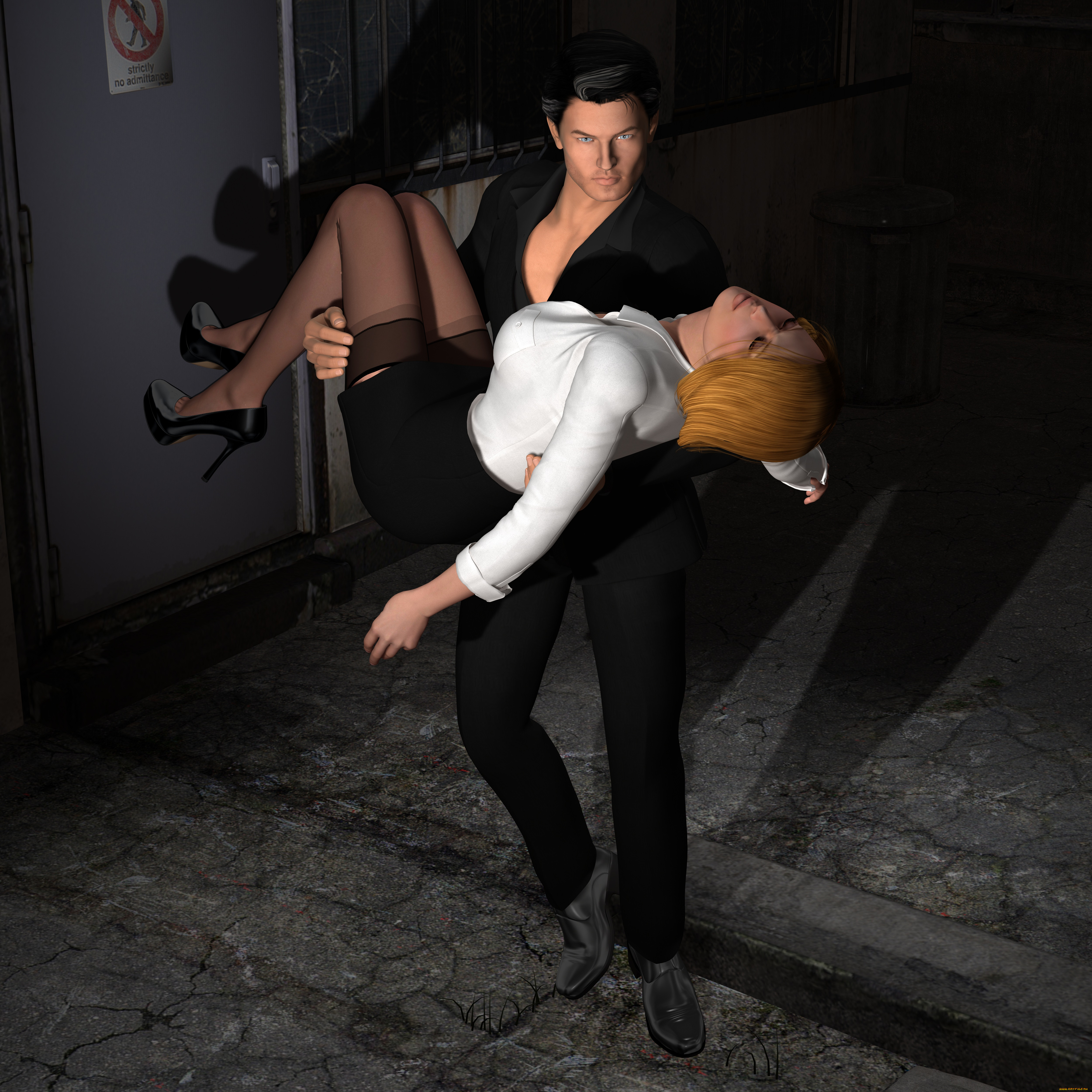 scarlet, 3д, графика, fantasy, , фантазия, девушка, парень