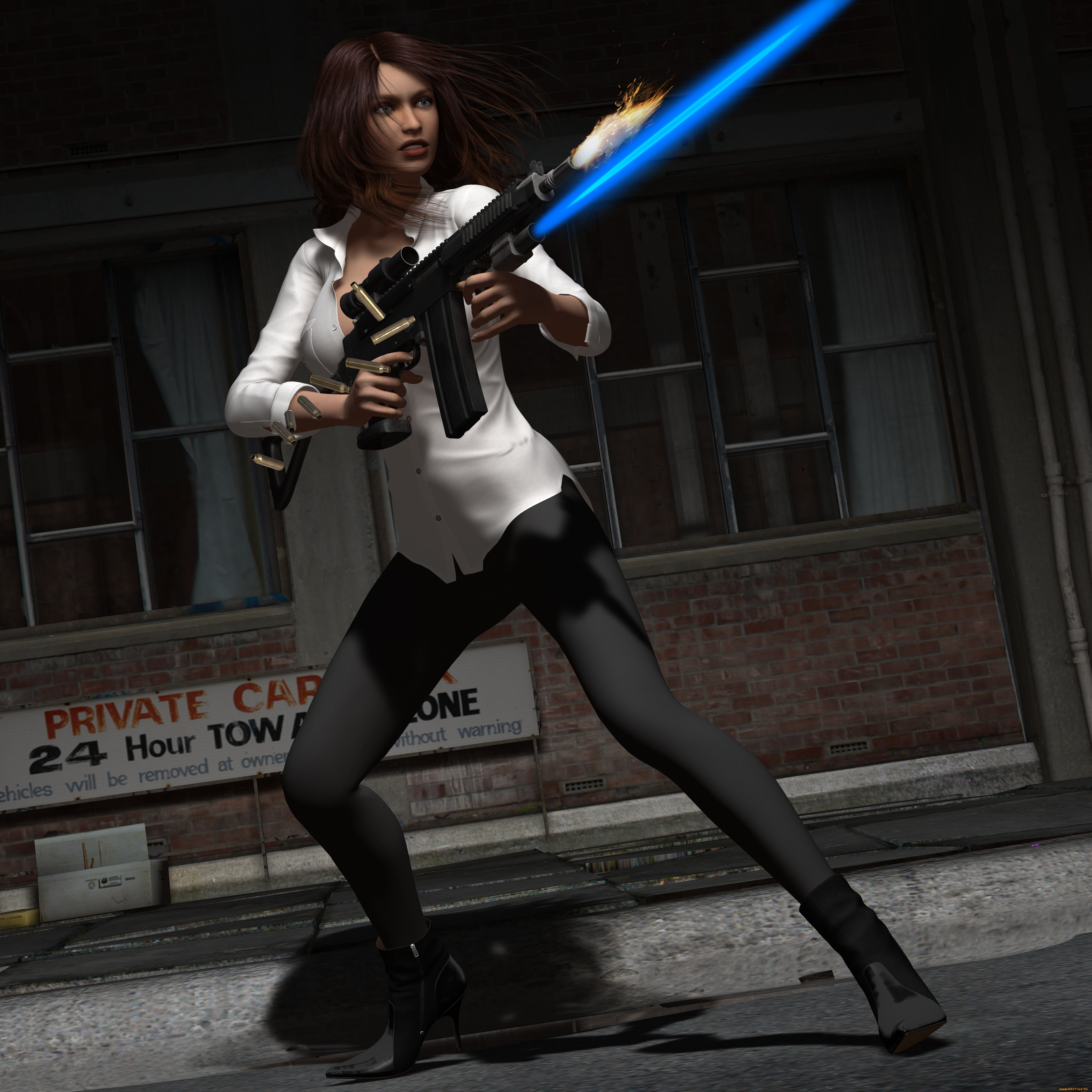 scarlet, 3д, графика, fantasy, , фантазия, оружие, девушка