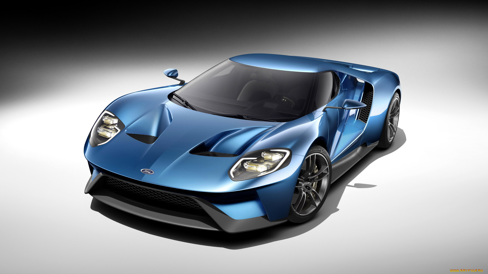 2015, ford, gt, автомобили, ford, металлик, голубой