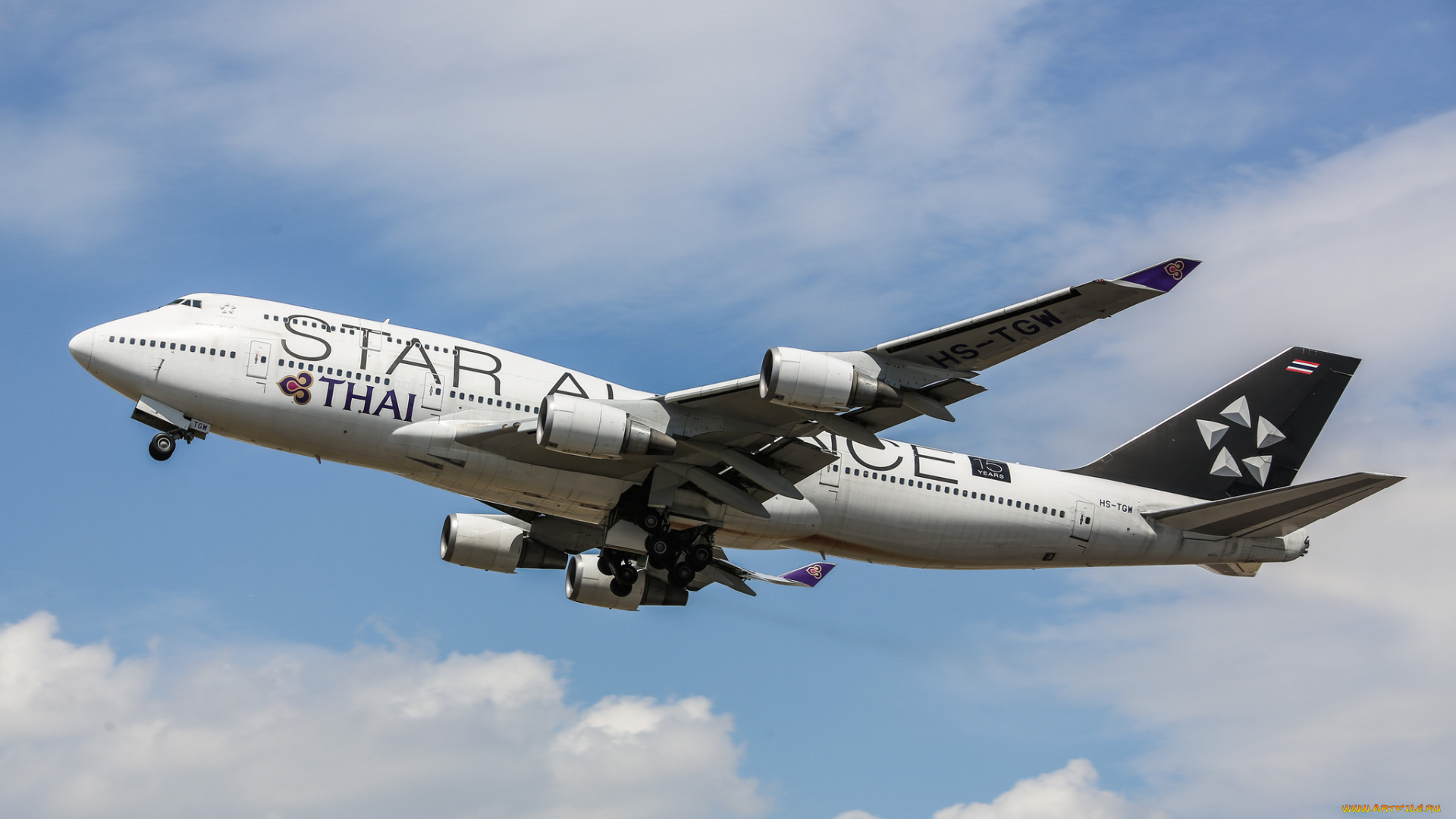 boeing, 747, авиация, пассажирские, самолёты, полет, небо, авиалайнер