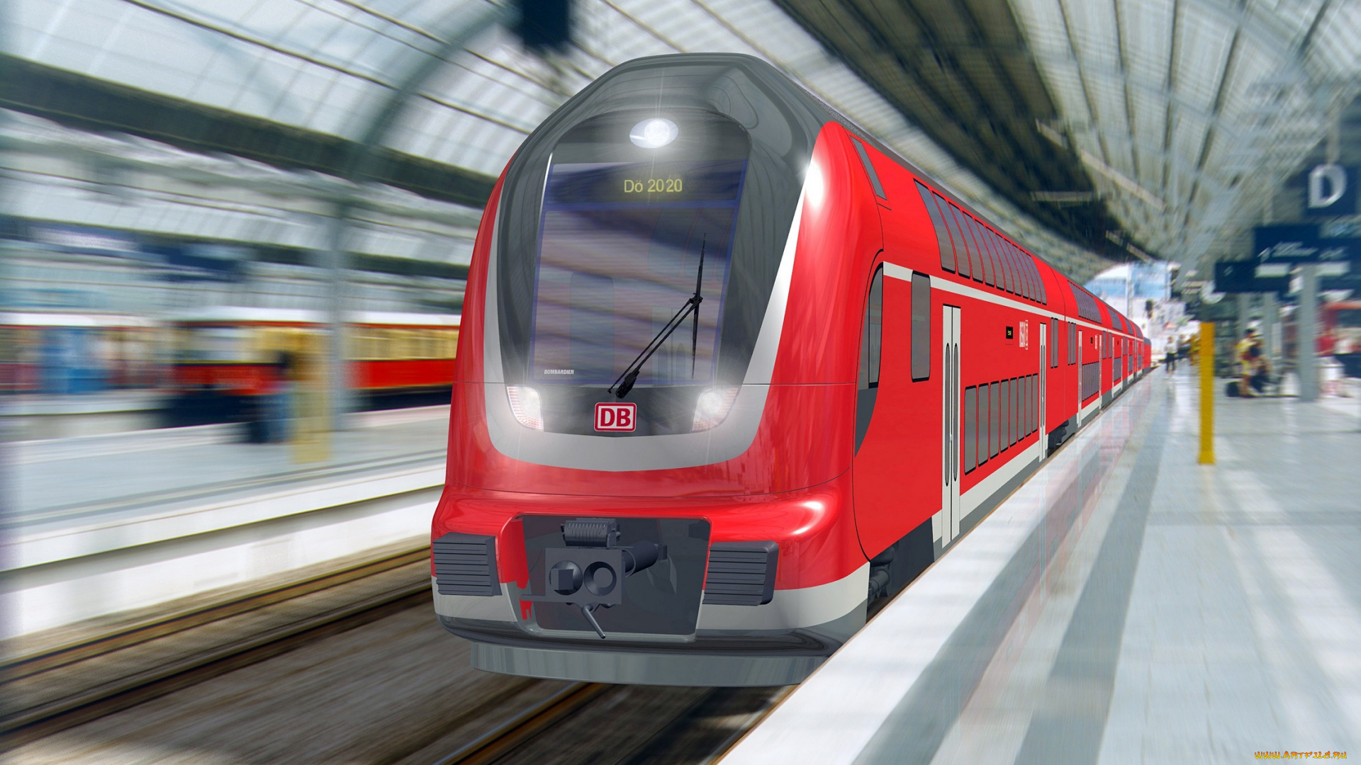 техника, поезда, скорость, перрон, вокзал, поезд