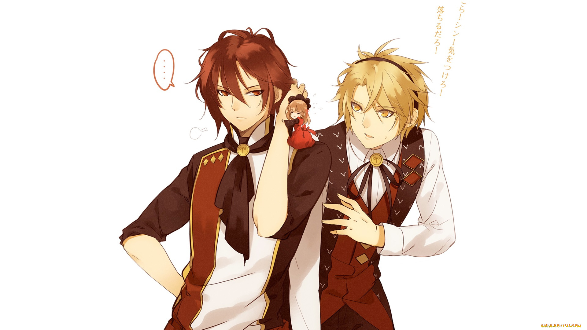 аниме, amnesia, парни