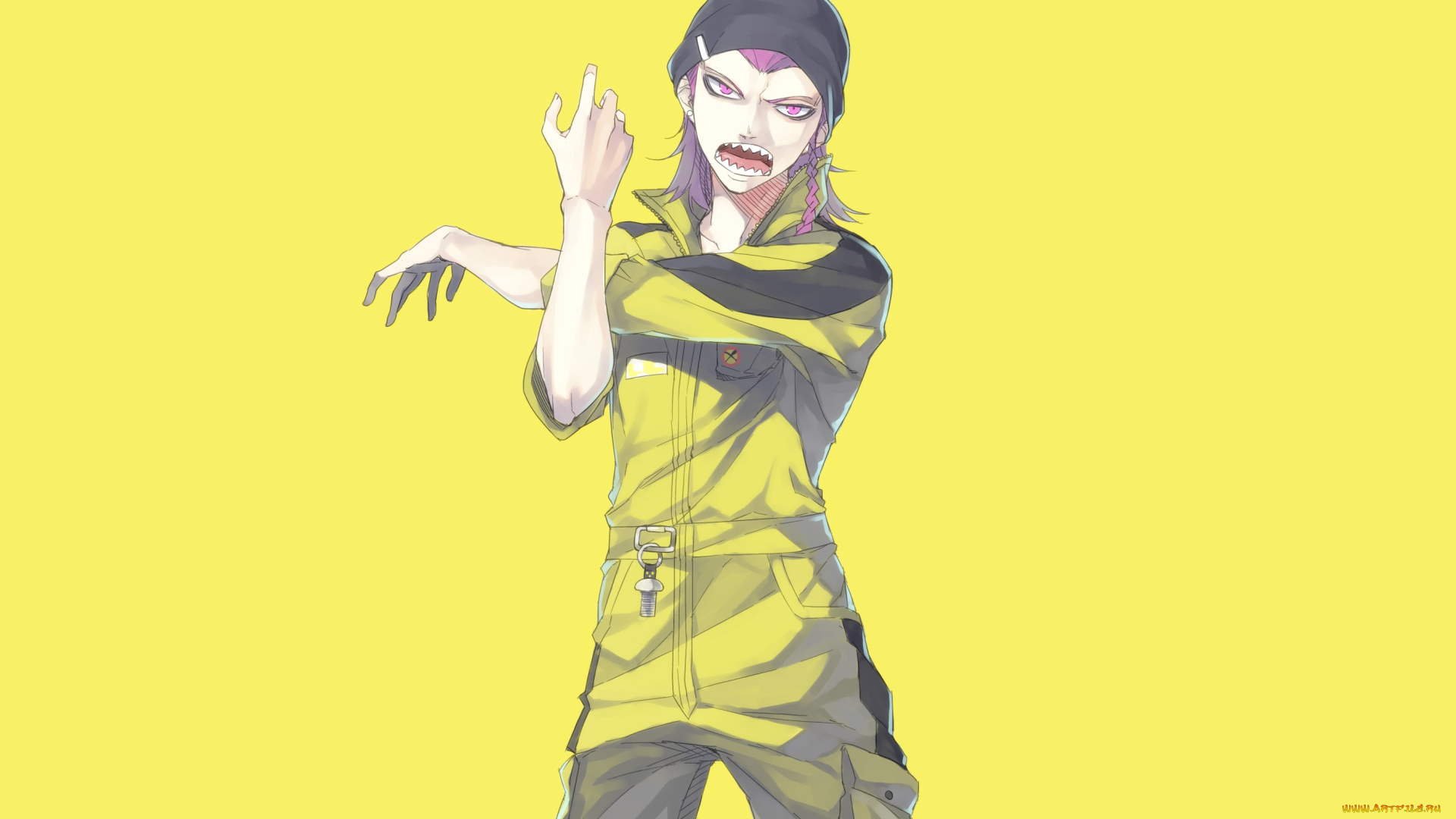 аниме, danganronpa, парень