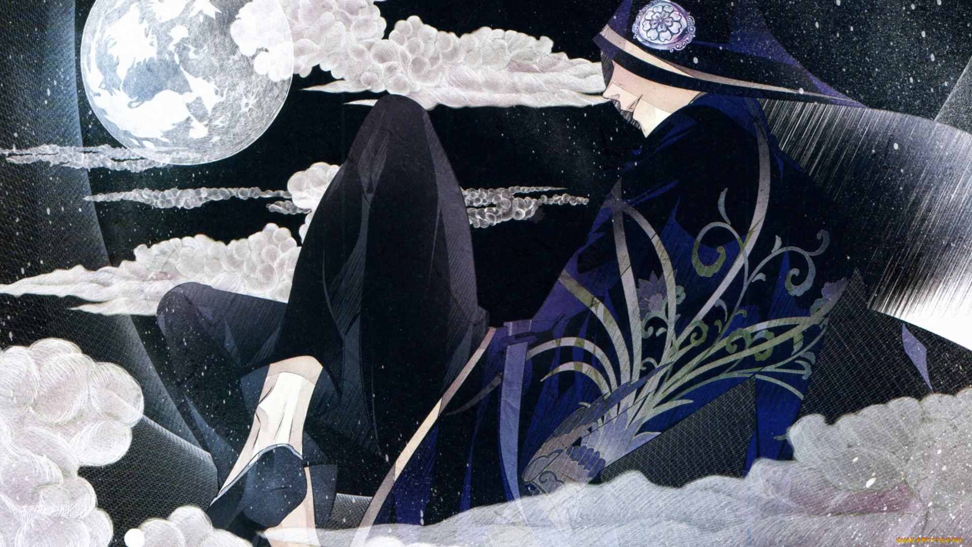 аниме, hana, awase, парень