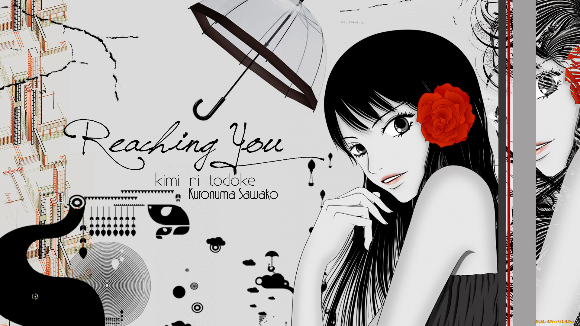 аниме, kimi, ni, todoke, девушка