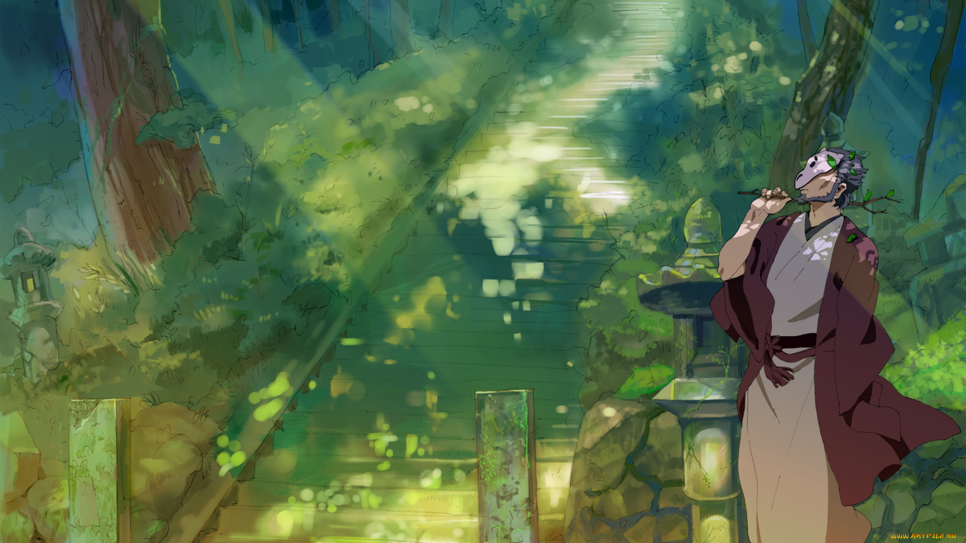 аниме, natsume, yuujinchou, тетрадь, дружбы