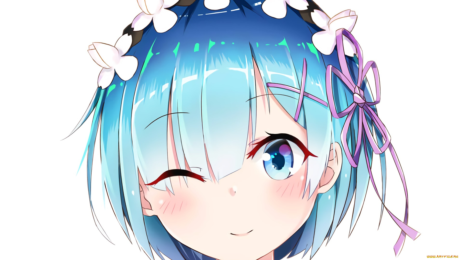 аниме, re, , zero, kara, hajimeru, isekai, seikatsu, фон, взгляд, девушка