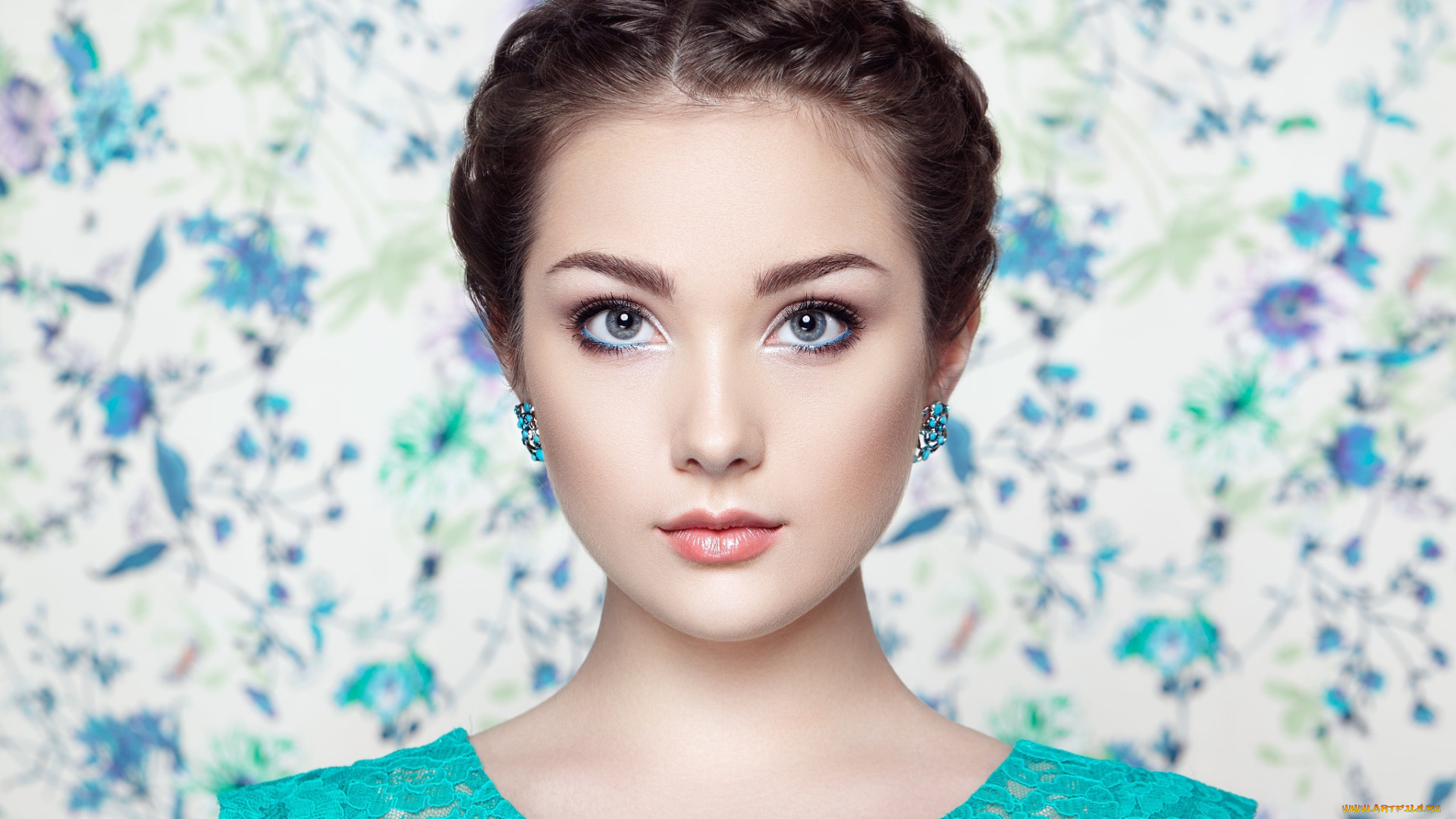 девушки, -unsort, , лица, , портреты, глаза, oleg, gekman, взгляд, цветы, ретушь, девушка, портрет, фотограф