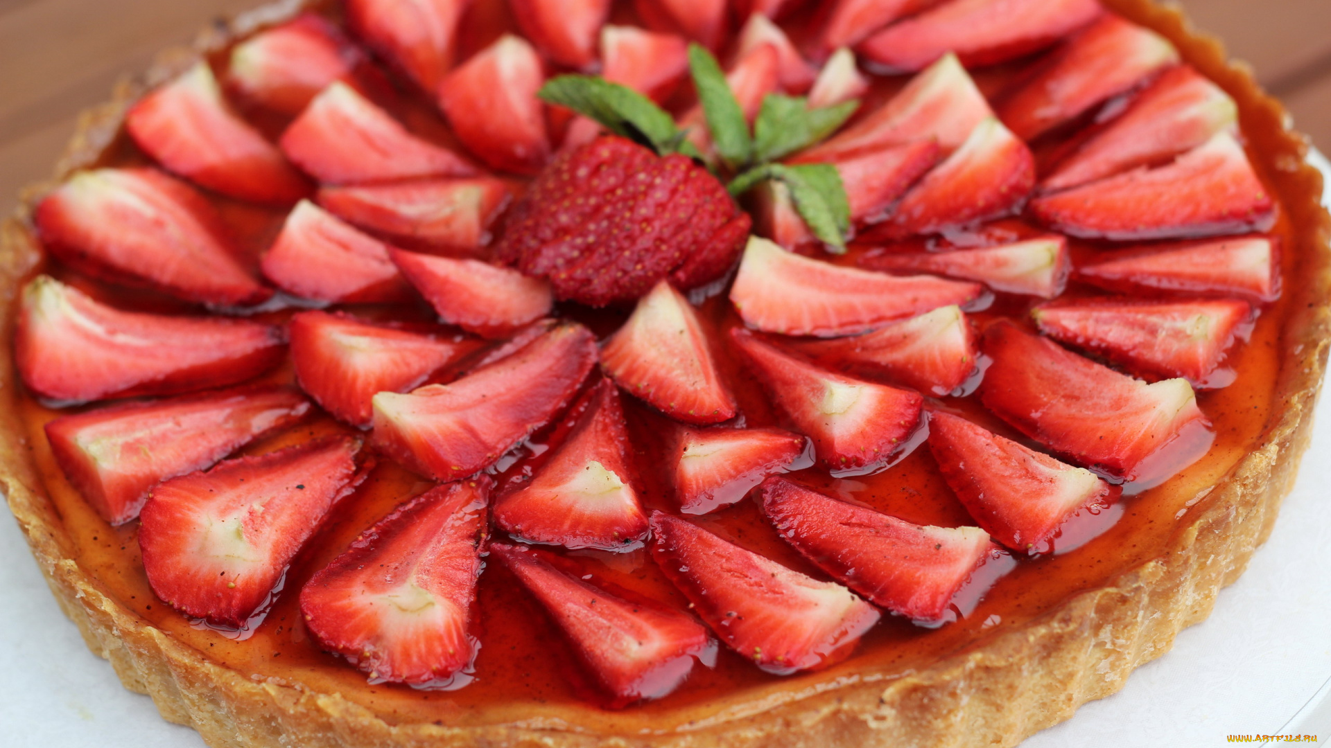 еда, пироги, чизкейк, ягоды, клубника