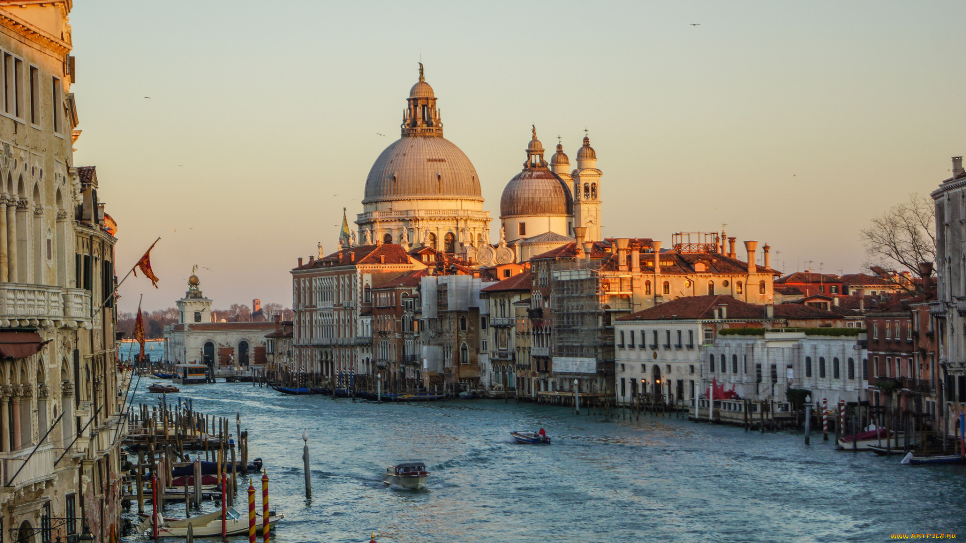 города, венеция, , италия, канал