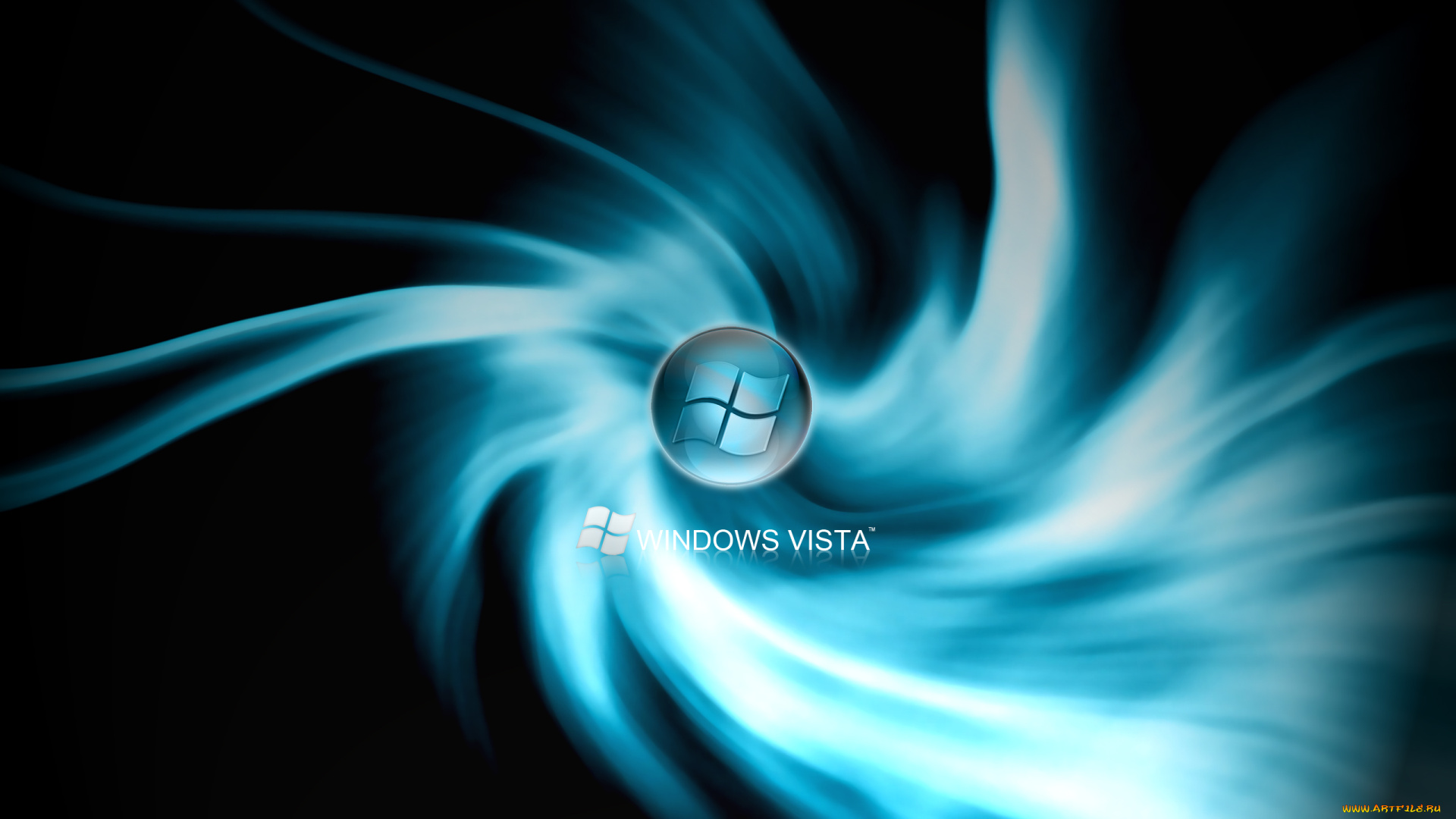 компьютеры, windows, vista, windows, longhorn, фон, логотип