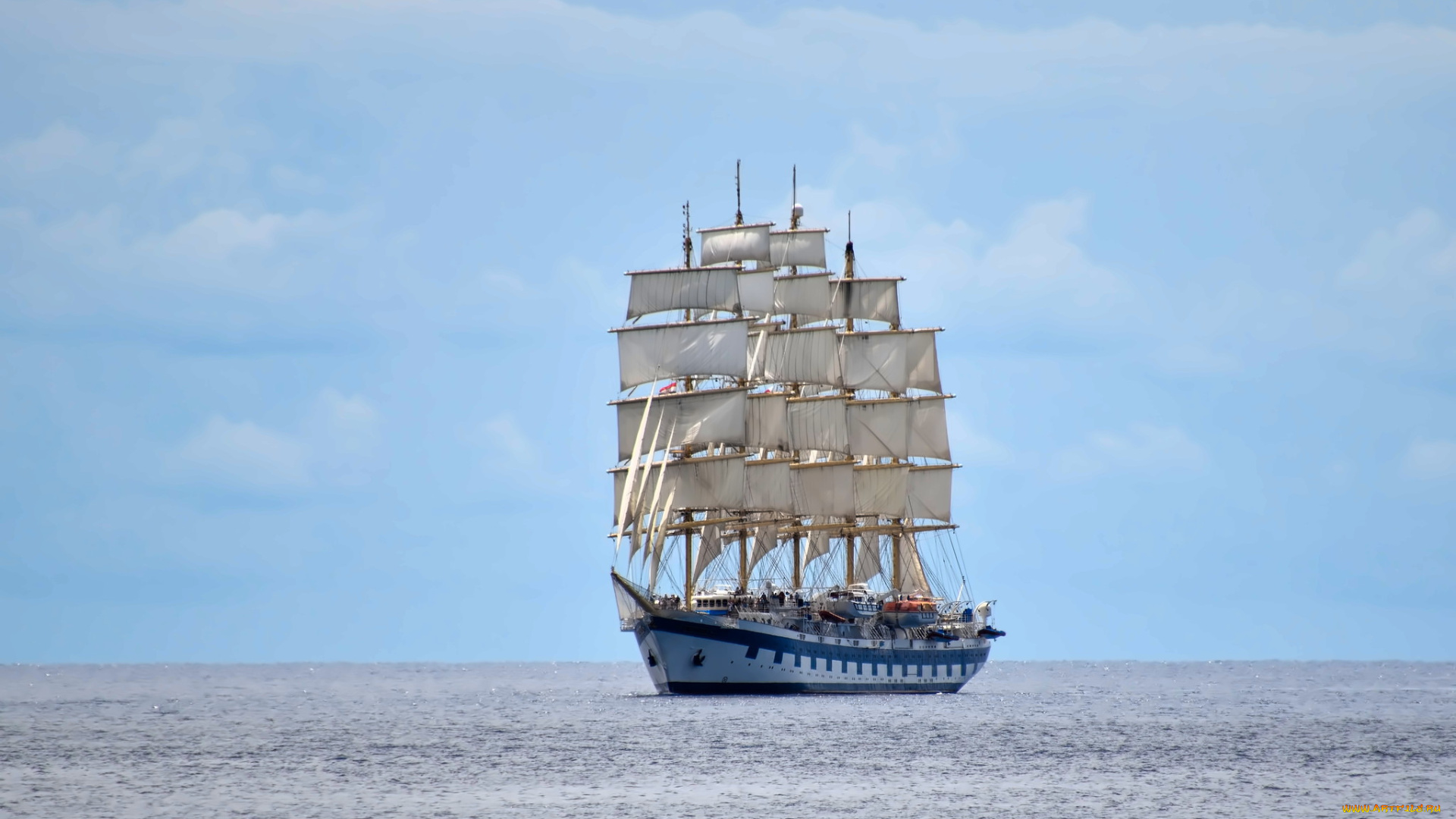 корабли, парусники, паруса, мачты