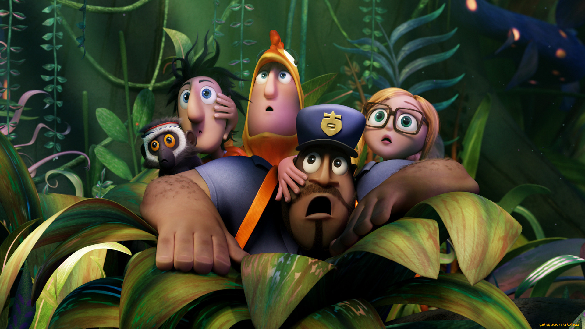 мультфильмы, cloudy, with, a, chance, of, meatballs, 2, персонажи