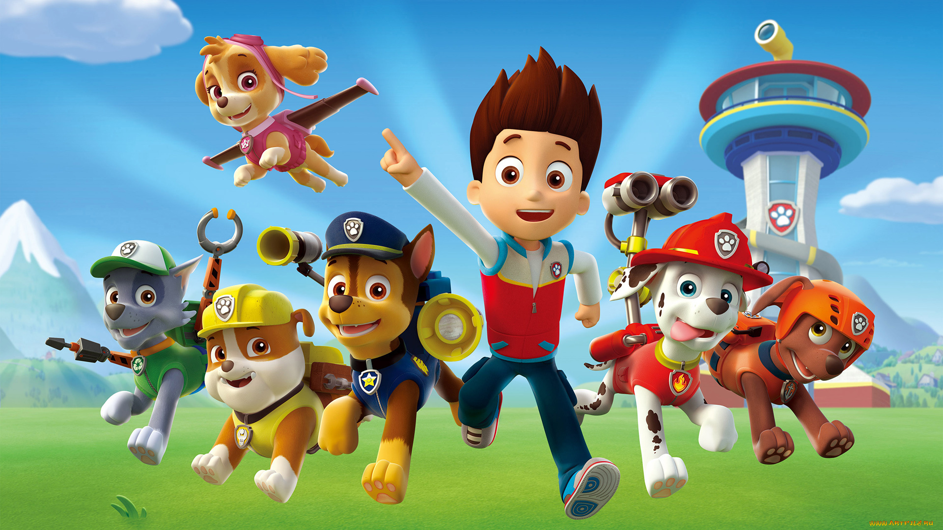 paw, patrol, , , «щенячий, патруль», мультфильмы, paw, patrol, персонажи