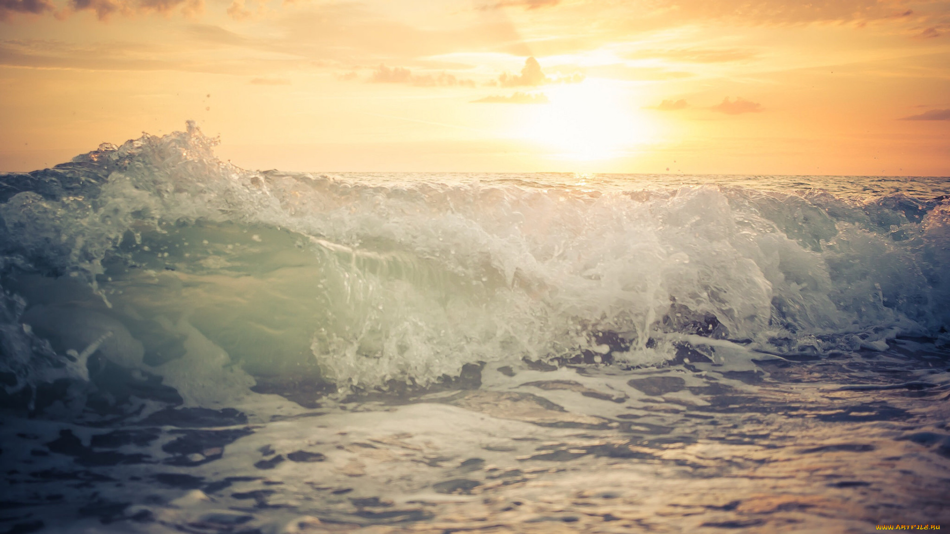 природа, моря, океаны, рассвет