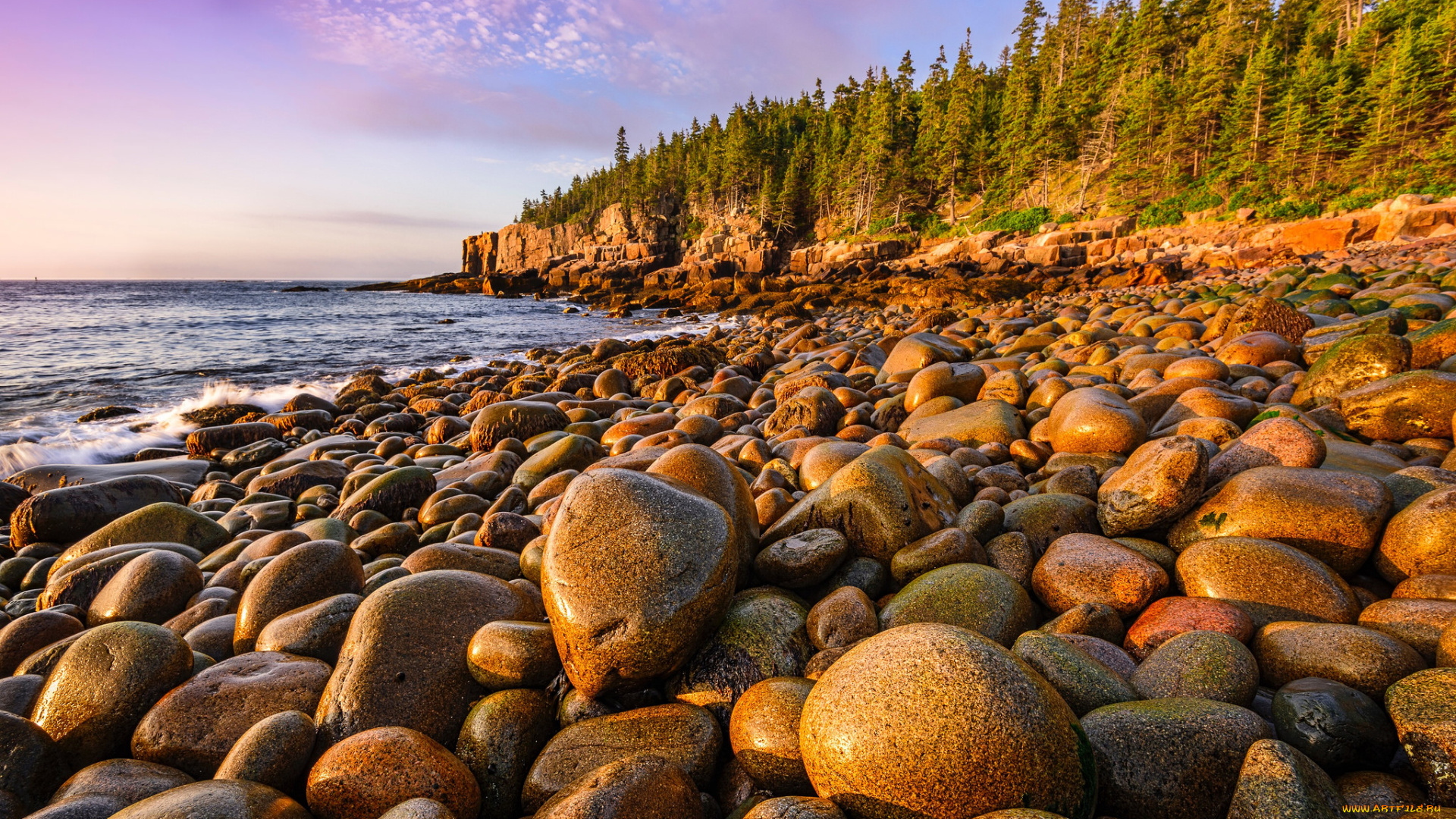 природа, побережье, берег, море