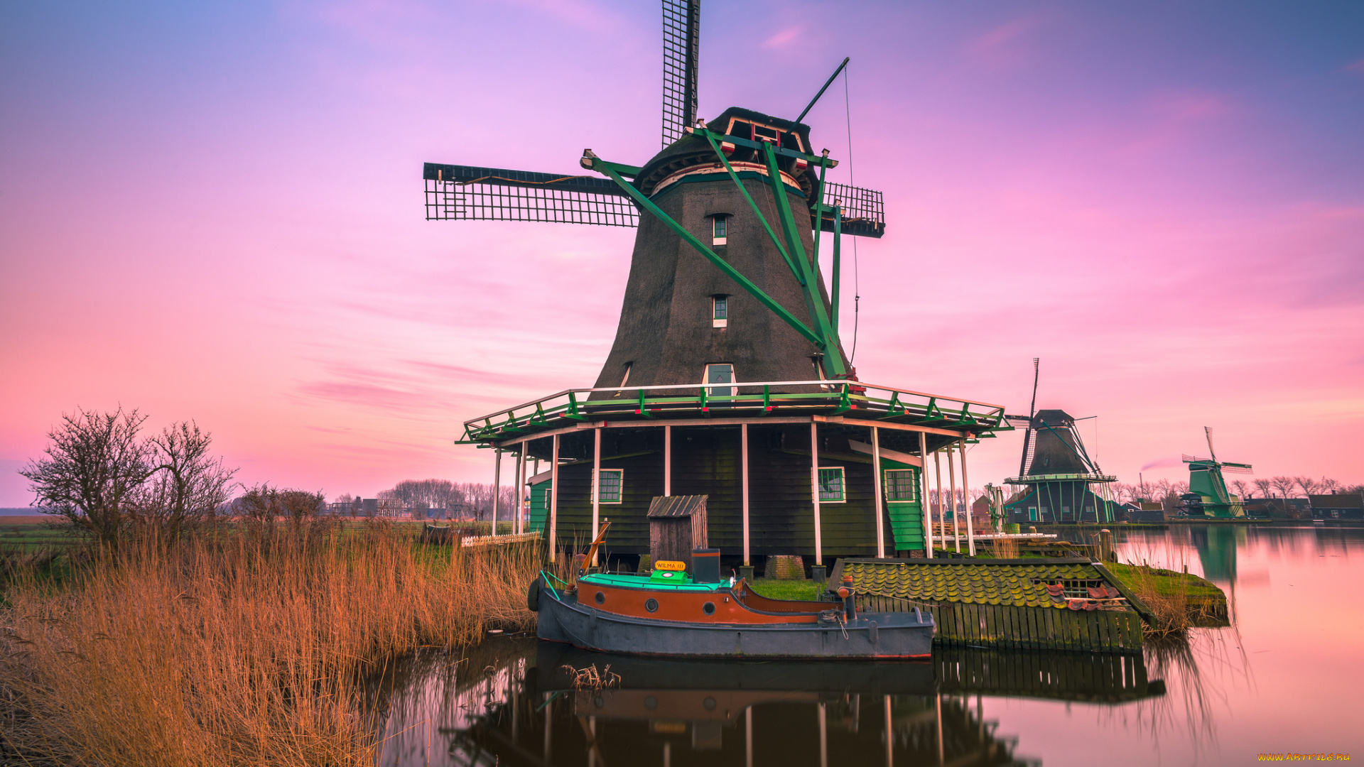 разное, мельницы, ветряк