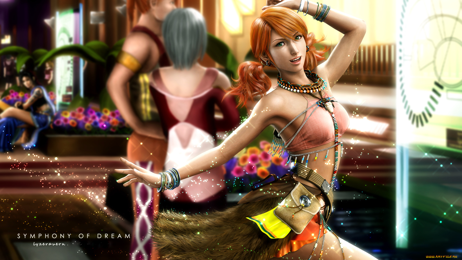 видео, игры, final, fantasy, xiii, девушка