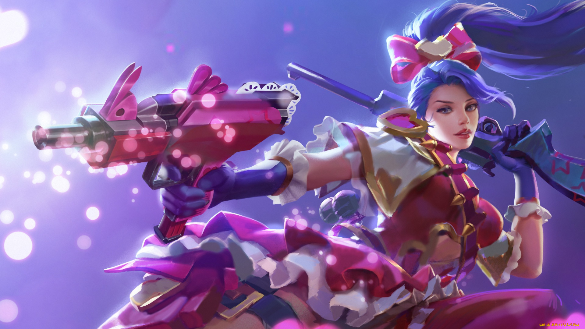 видео, игры, heroes, of, newerth, heroes, of, newert, art, девушка