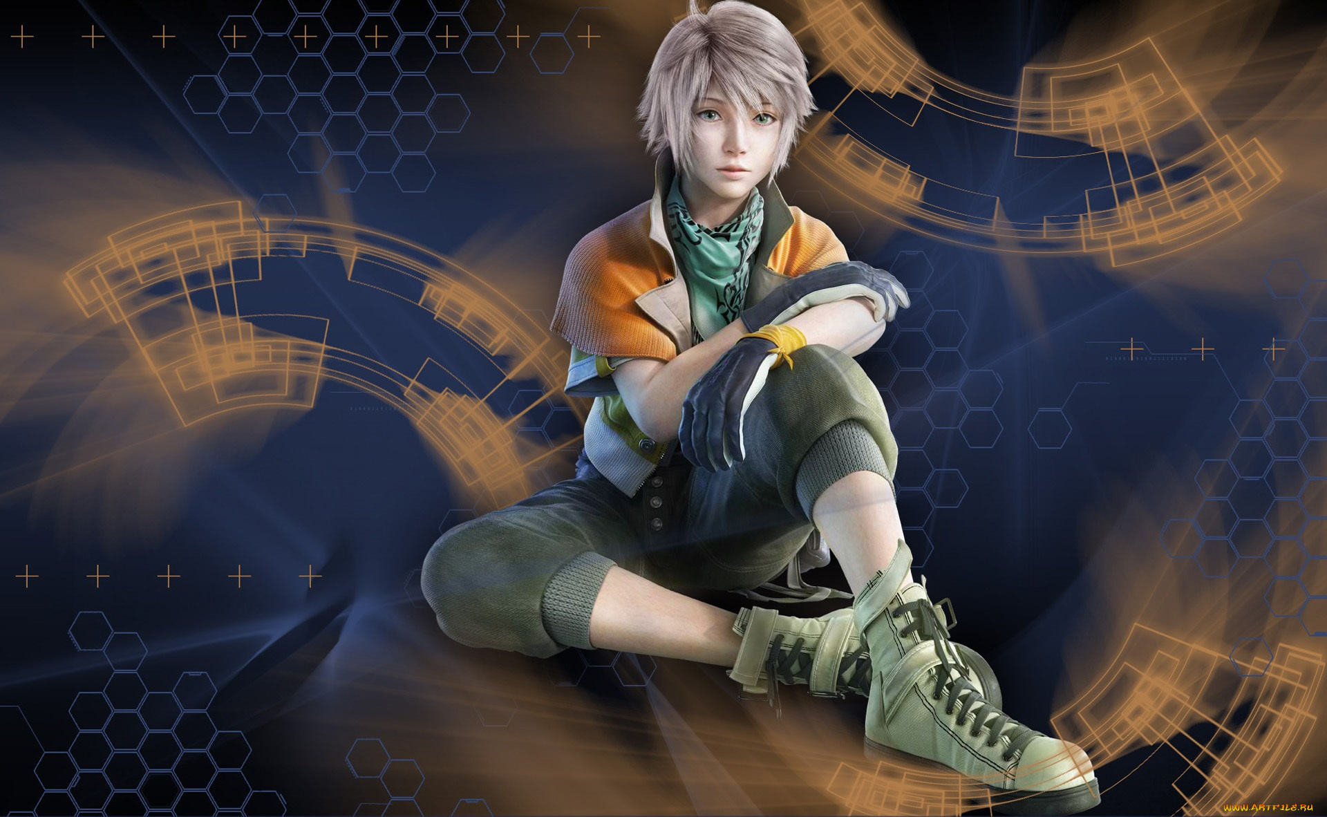 видео, игры, final, fantasy, xiii, девушка