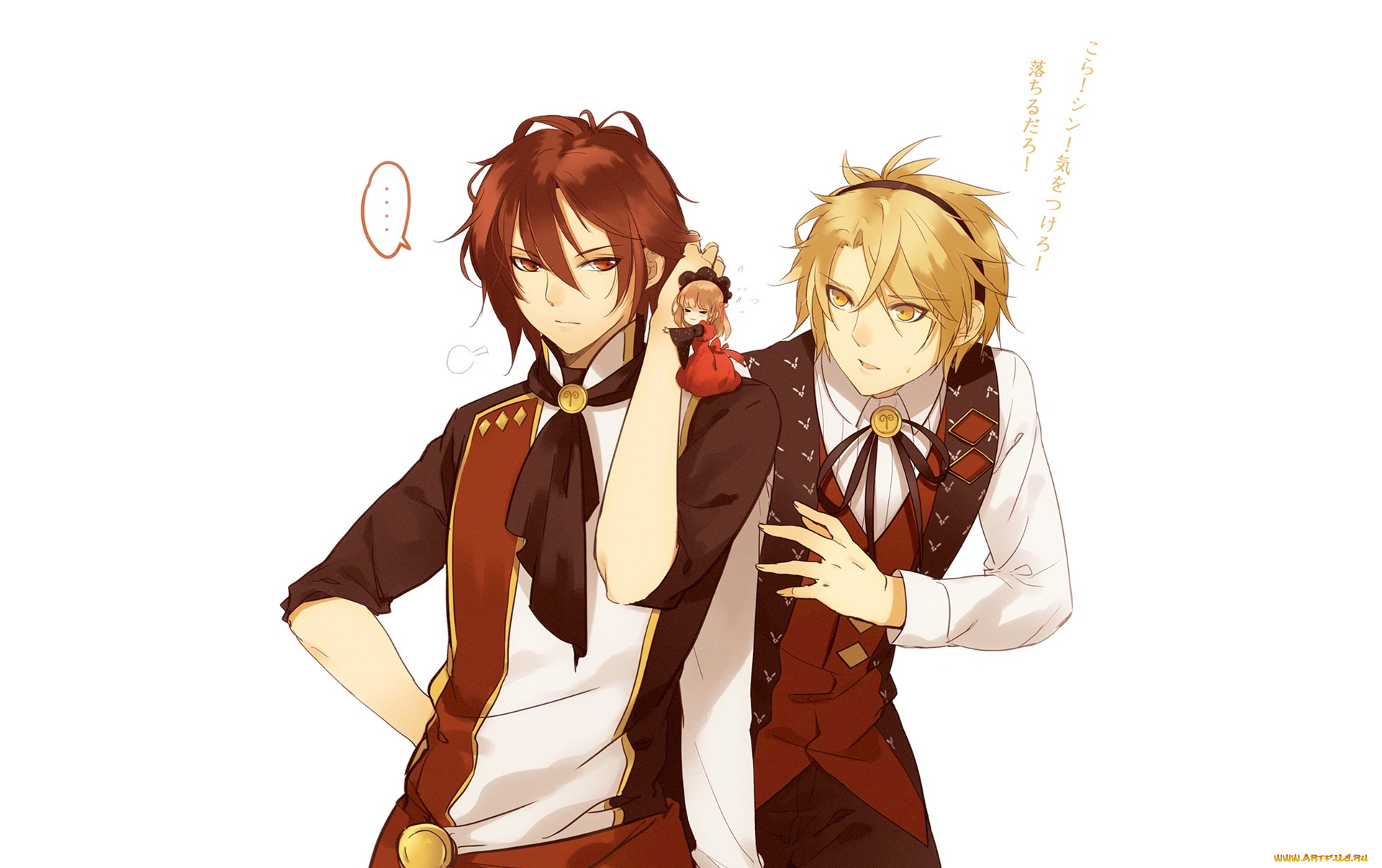 аниме, amnesia, парни