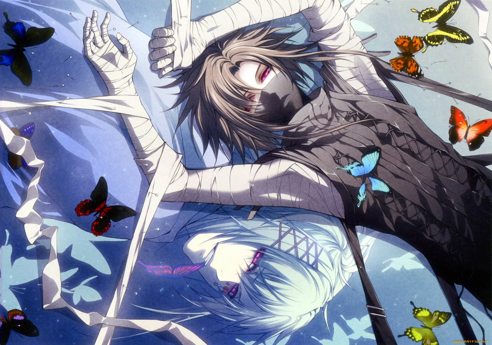 аниме, wand, of, fortune, парень