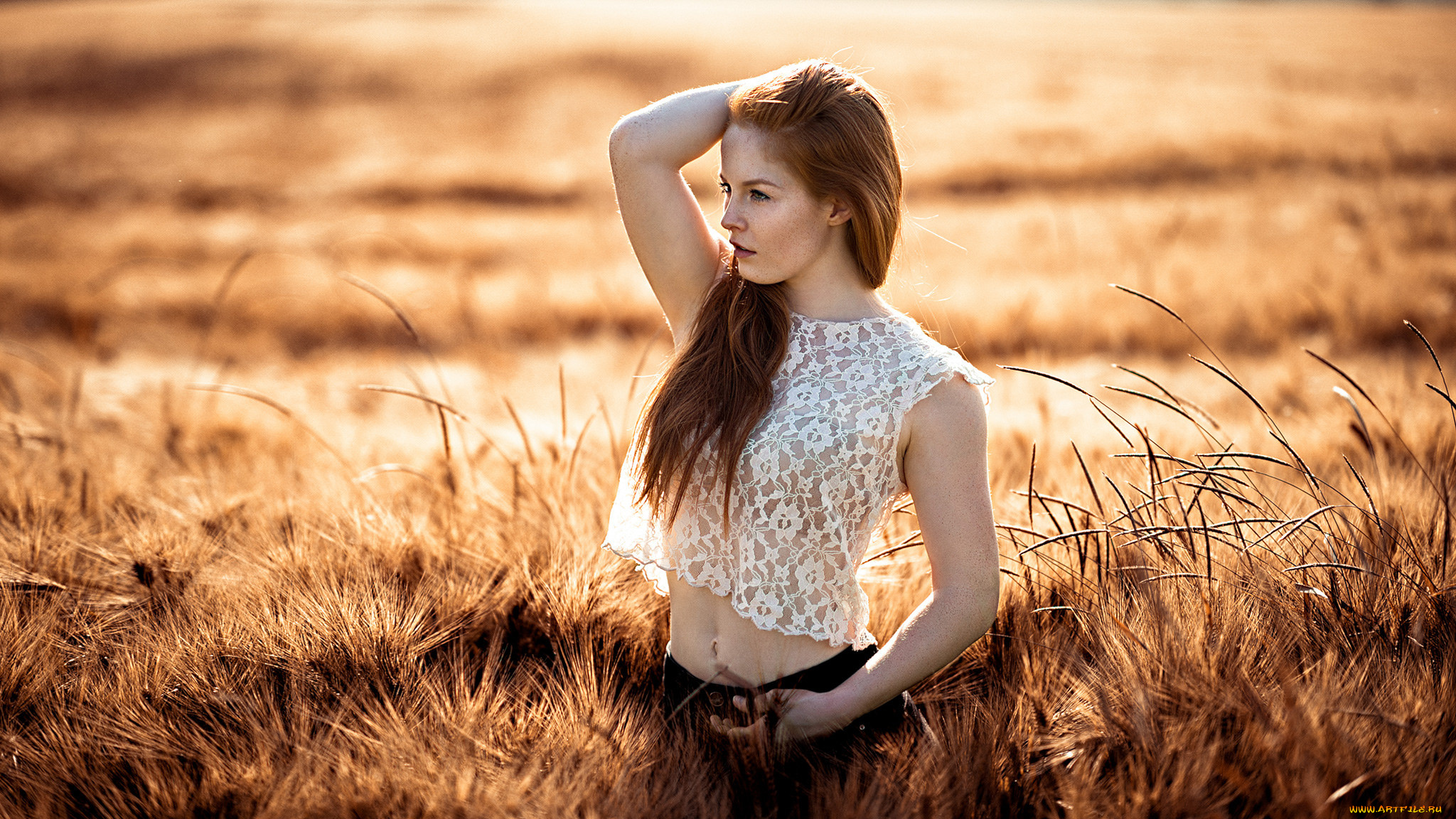 девушки, -unsort, , рыжеволосые, и, другие, взгляд, лицо