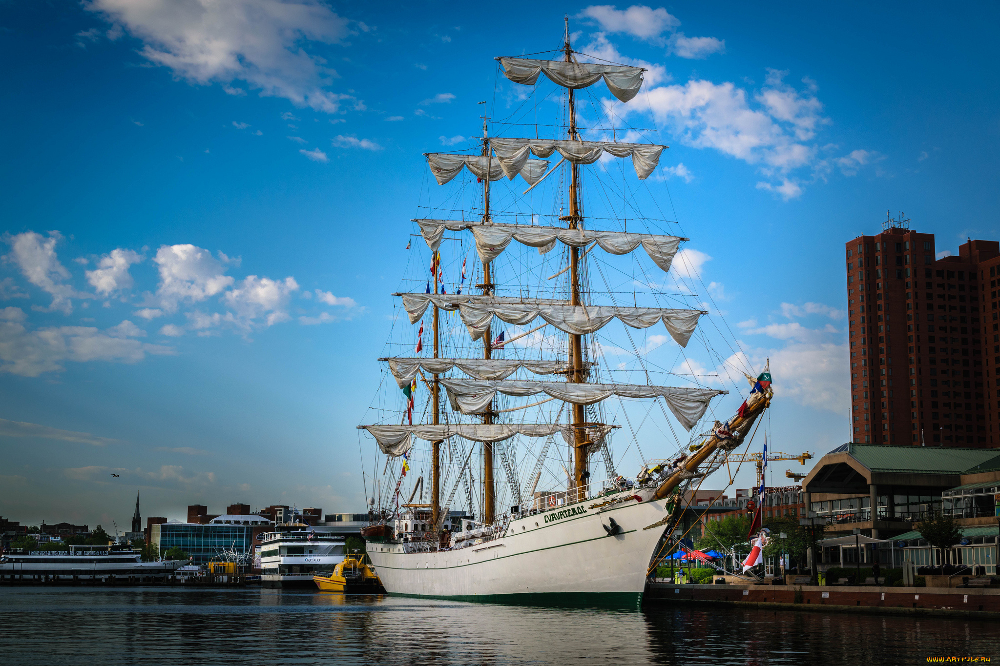 корабли, парусники, мачты, паруса